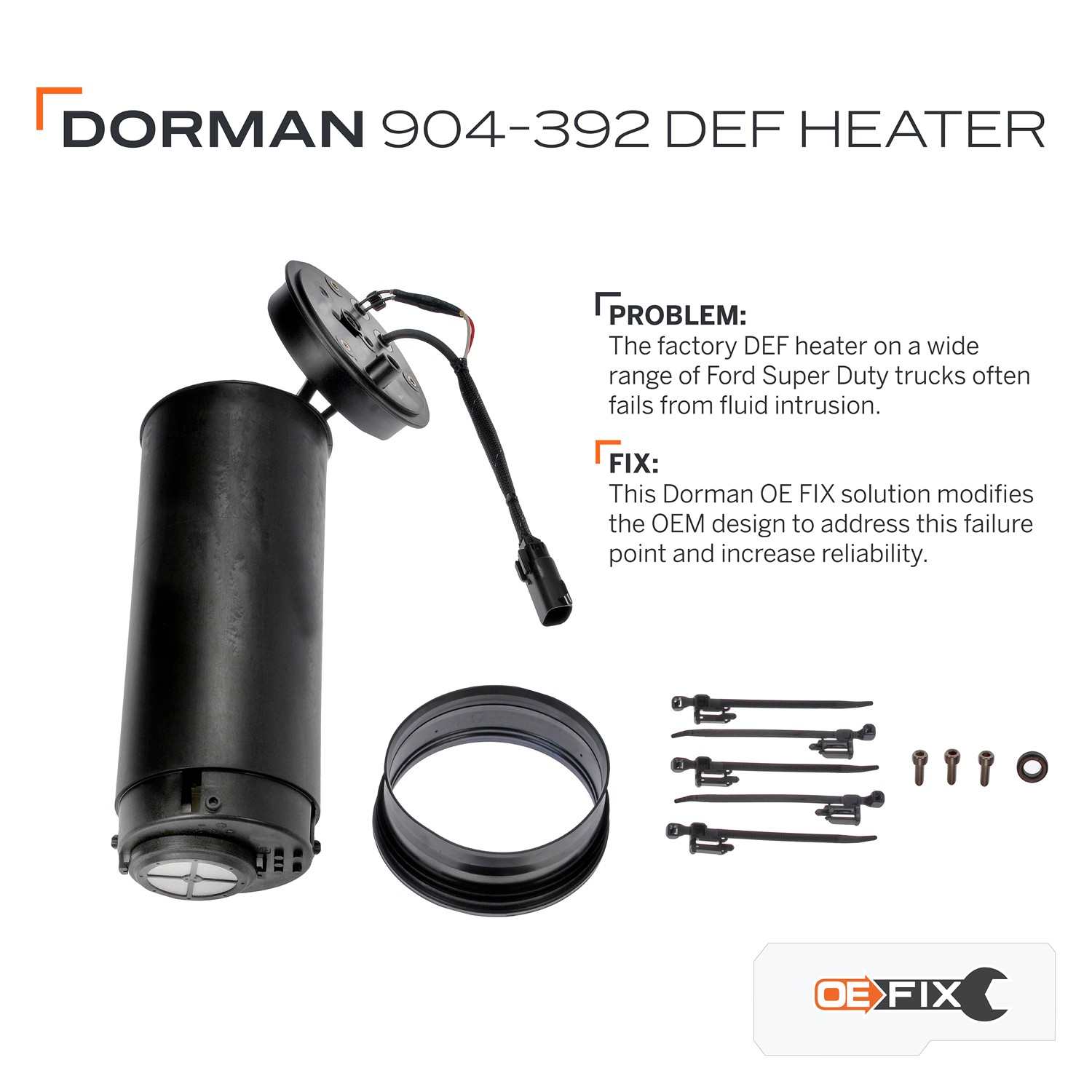 Dorman - OE Solutions DIESEL EXHAUST FLUID HEATER 904-392