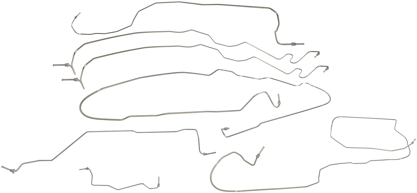 Dorman - OE Solutions Brake Hydraulic Line Kit Stainless Steel Preformed for 2005-2007 Chevrolet GMC 919-122