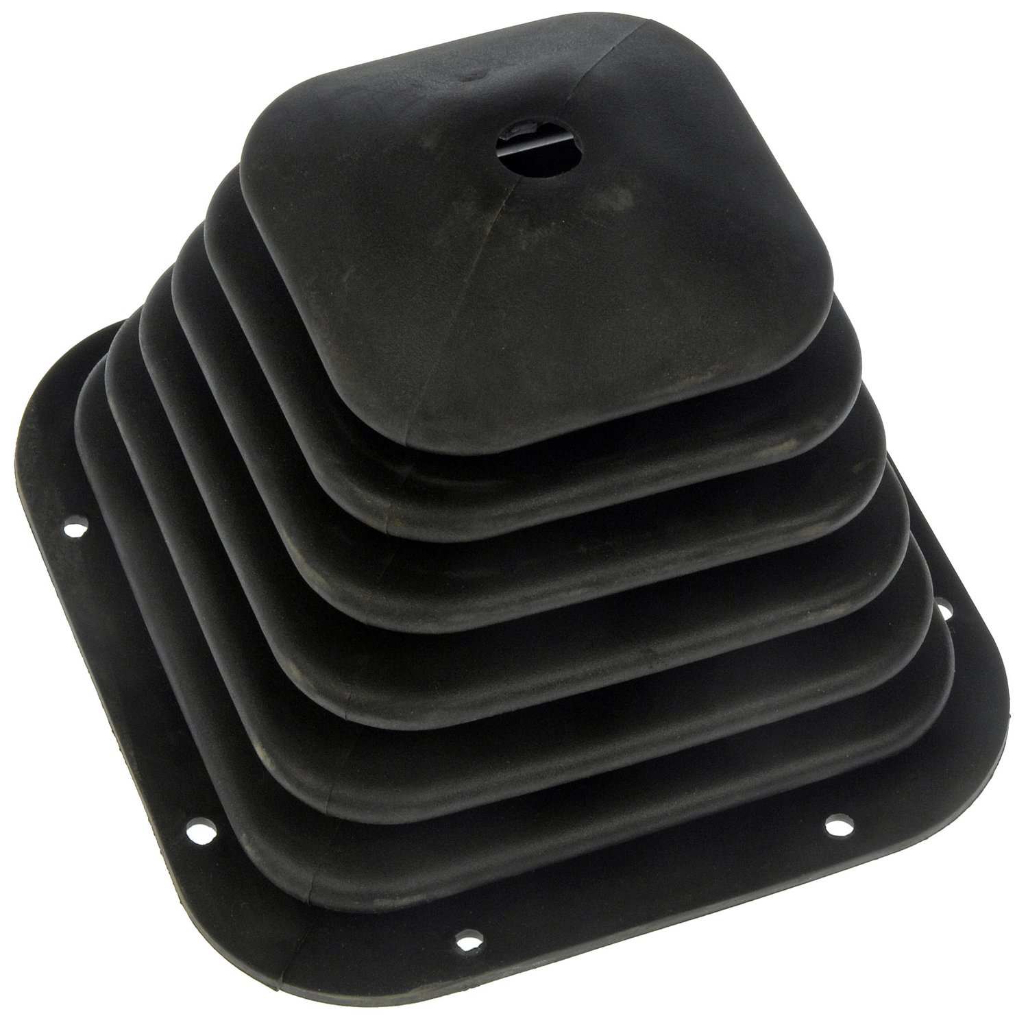 Dorman Shifter Boot, Square Base, Rubber, Black, 7.710 in. x 7.710 in. Base,