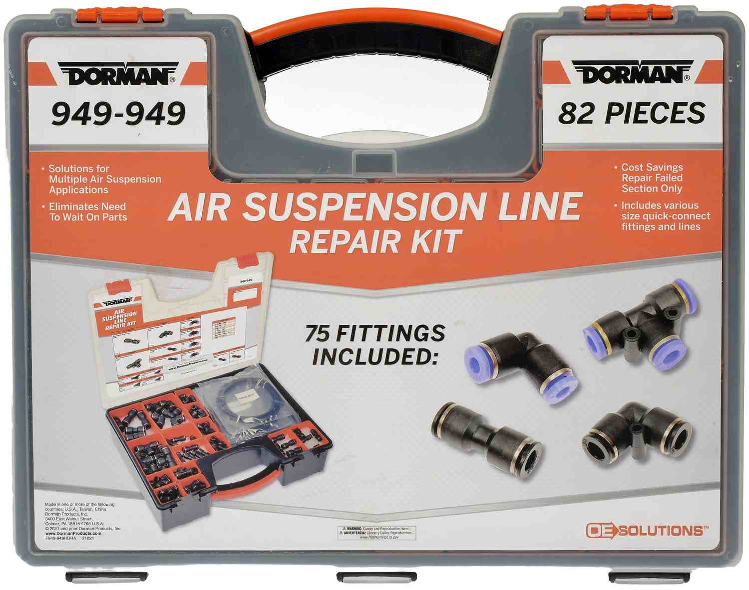 Dorman - OE Solutions AIR SUSPENSION LINE REPAIR KIT 949-949