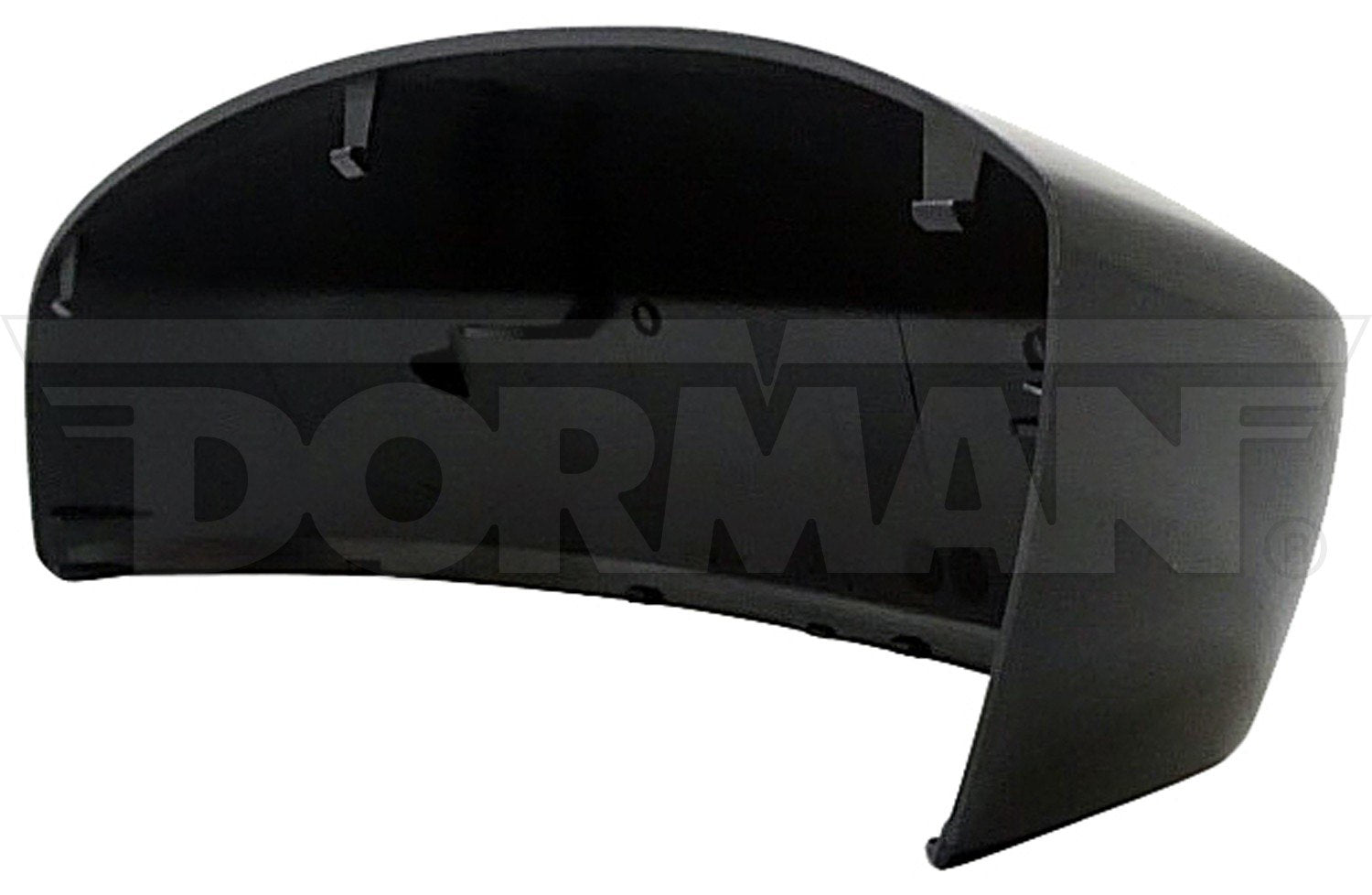 Dorman Mirror Cover Right, Black Smooth