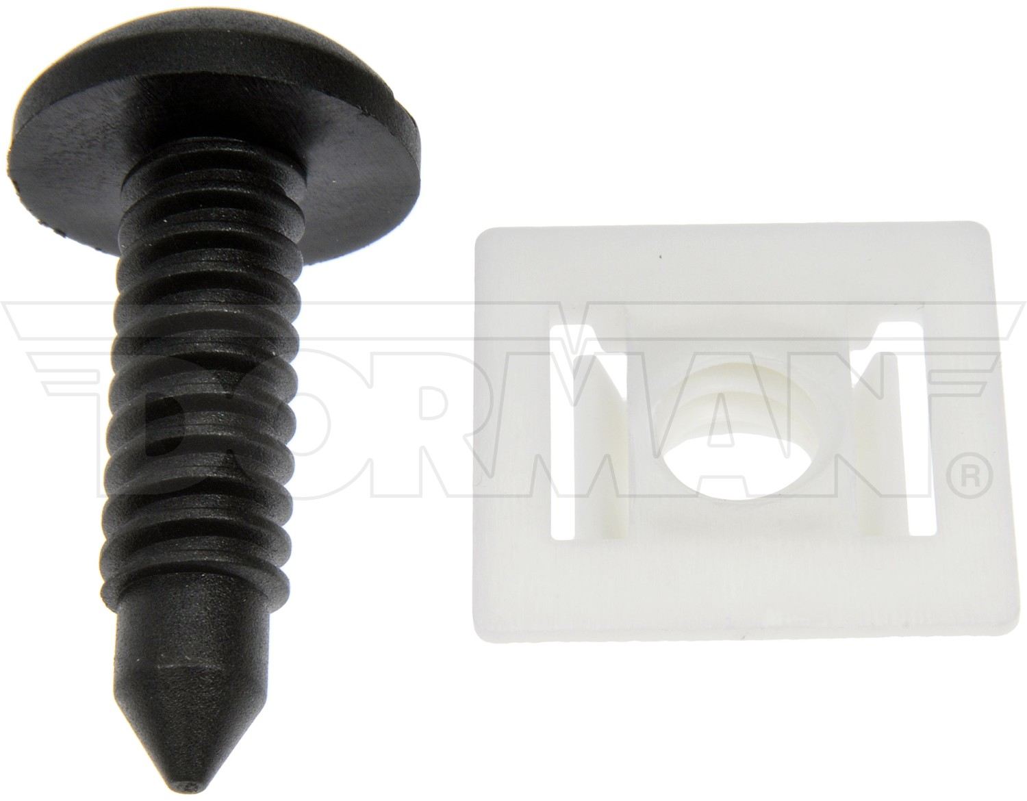 Dorman License Plate Retainer 3/8" Nylon Nut and Screw with Durable Materials for GM 961-380D