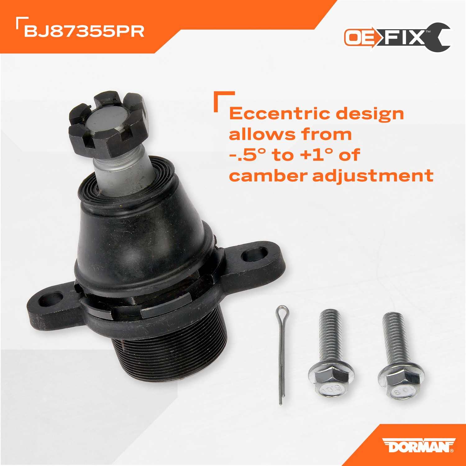 Dorman - Premium CASTER CAMBER BALL JOINT BJ87355PR