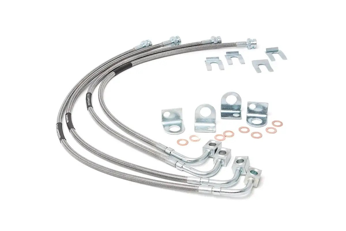 ROUGH COUNTRY Brake Lines Stainless Hose, Line and Tubing Brake Hoses main image