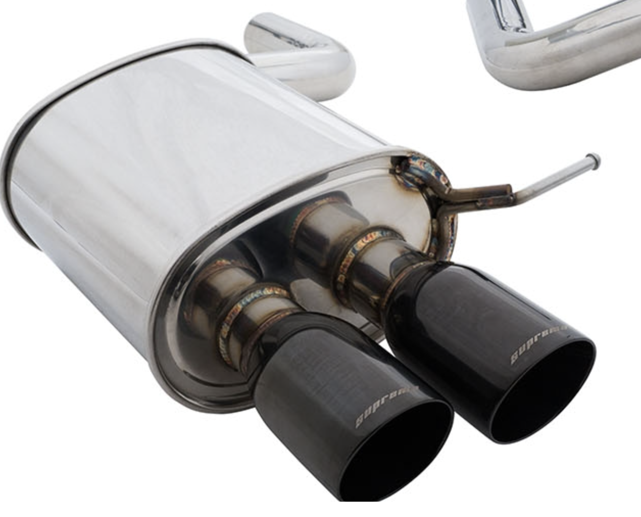 Megan Racing Axle Back Exhaust Tips (DUAL) BMW F10 11+  535i with Msport package dual opening rear bumper
