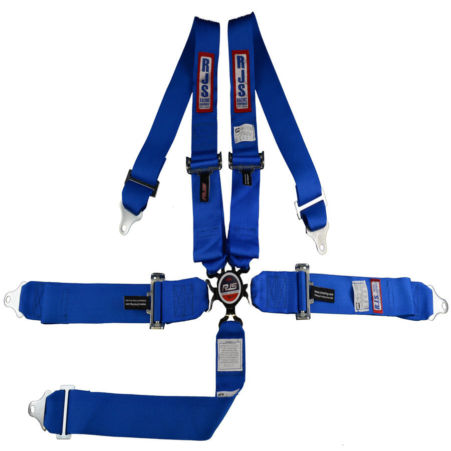 RJS Racing Equipment 5pt Harness System Q/R BK Ind Bolt 3in Sub Safety Restraints Seat Belts and Harnesses main image