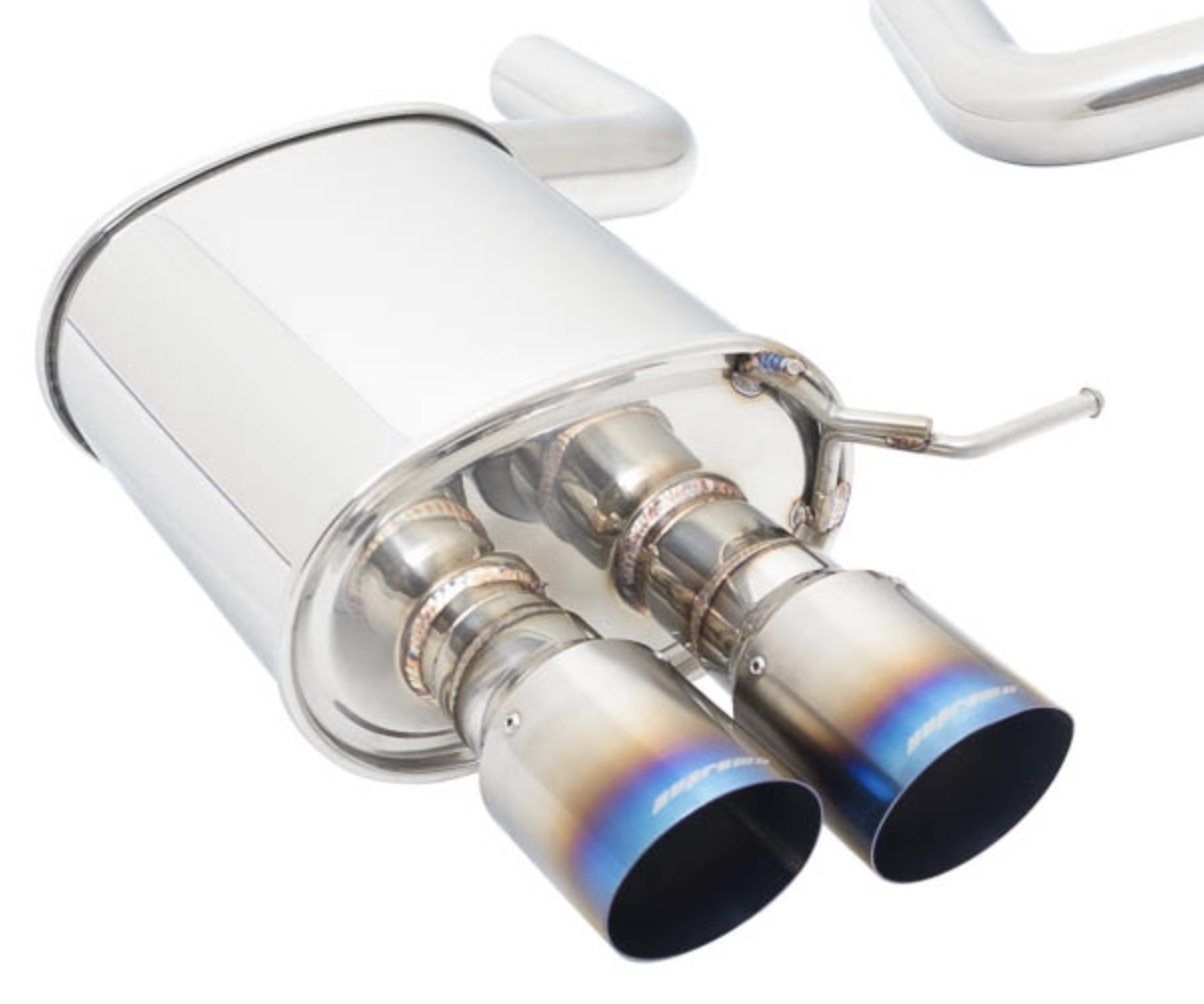 Megan Racing Axle Back Exhaust Tips for BMW F10 2011+ 535i M-Sport T-304 Stainless Quad 63mm ID 90mm OD