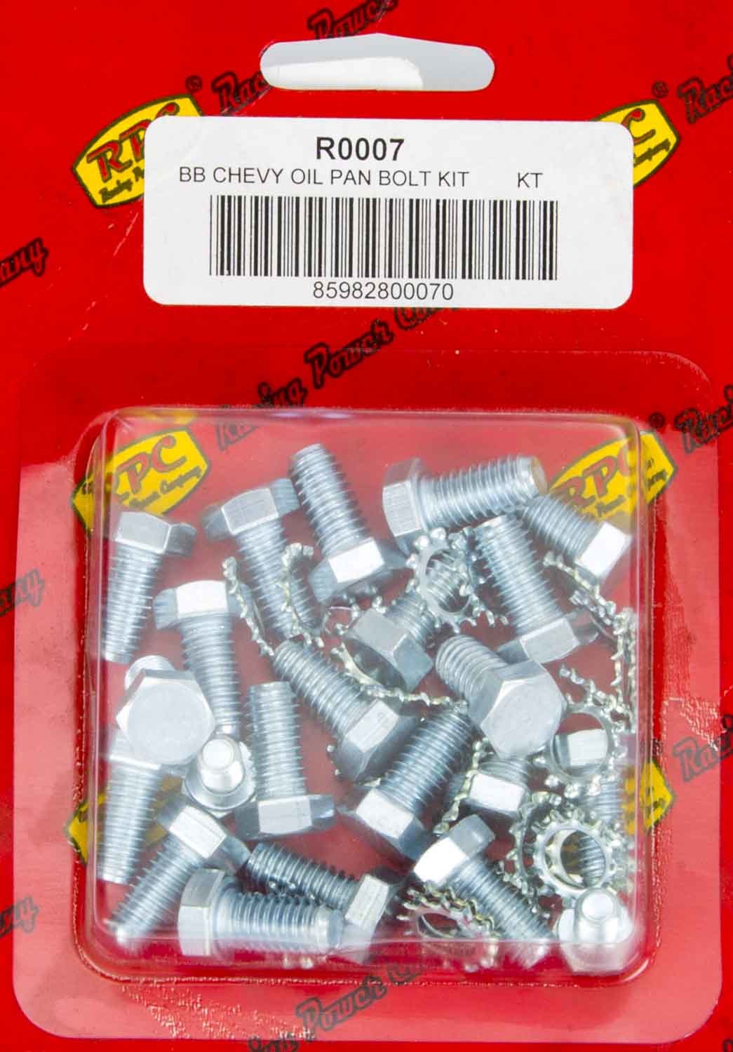 Racing Power Co-Packaged BBC Oil Pan Bolt Kit Engine Fastener Kits Oil Pan Fastener Kits main image