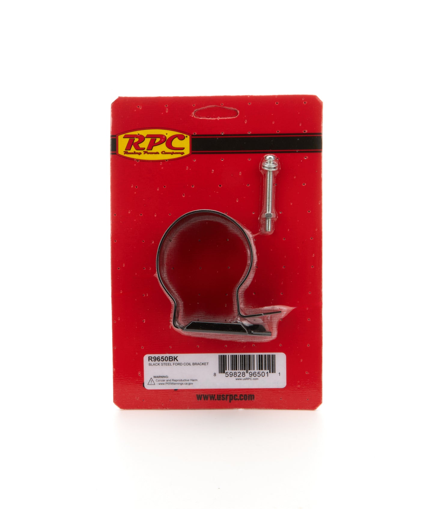 Racing Power Co-Packaged Ford Coil Bracket Black Ignition Components Ignition Coil Brackets main image