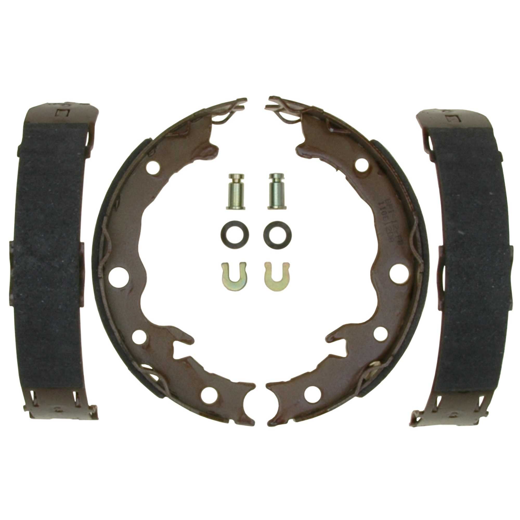 Raybestos Brakes Parking Brake Shoe top view frsport 1022PG