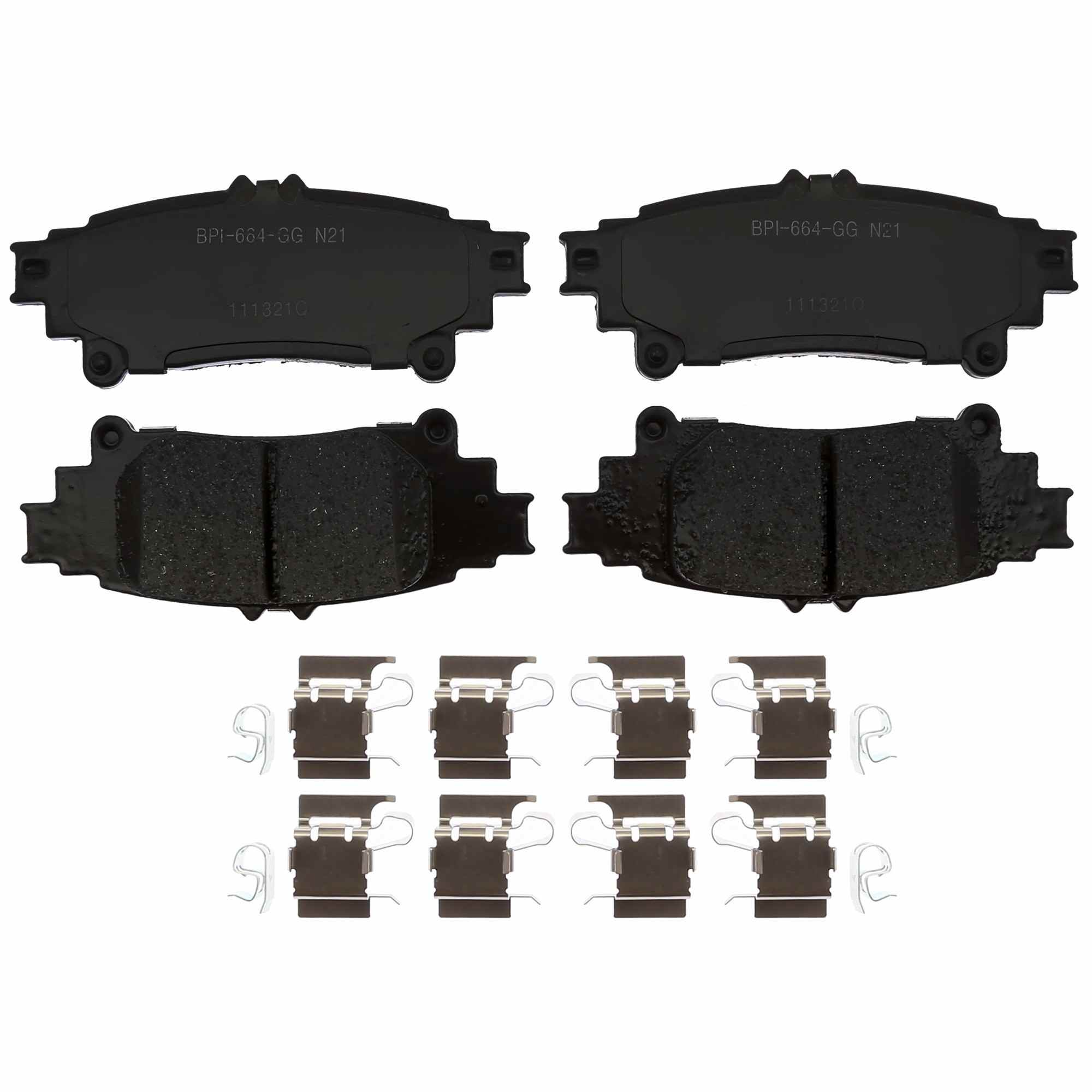 Raybestos Brakes Disc Brake Pad Set top view frsport MGD1391BCH