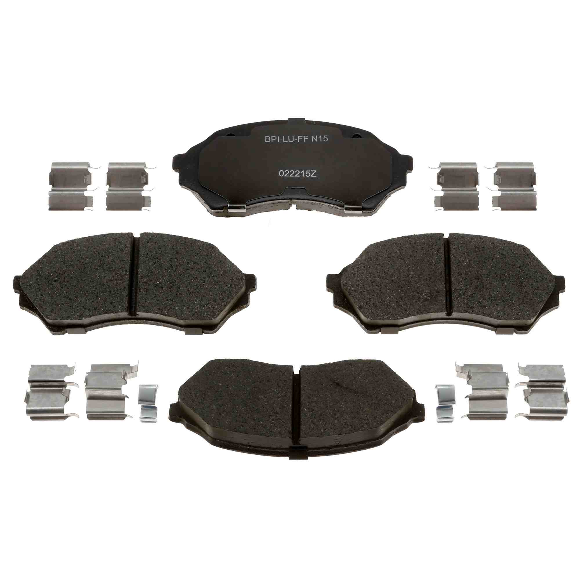 Raybestos Brakes Disc Brake Pad Set top view frsport MGD798CH