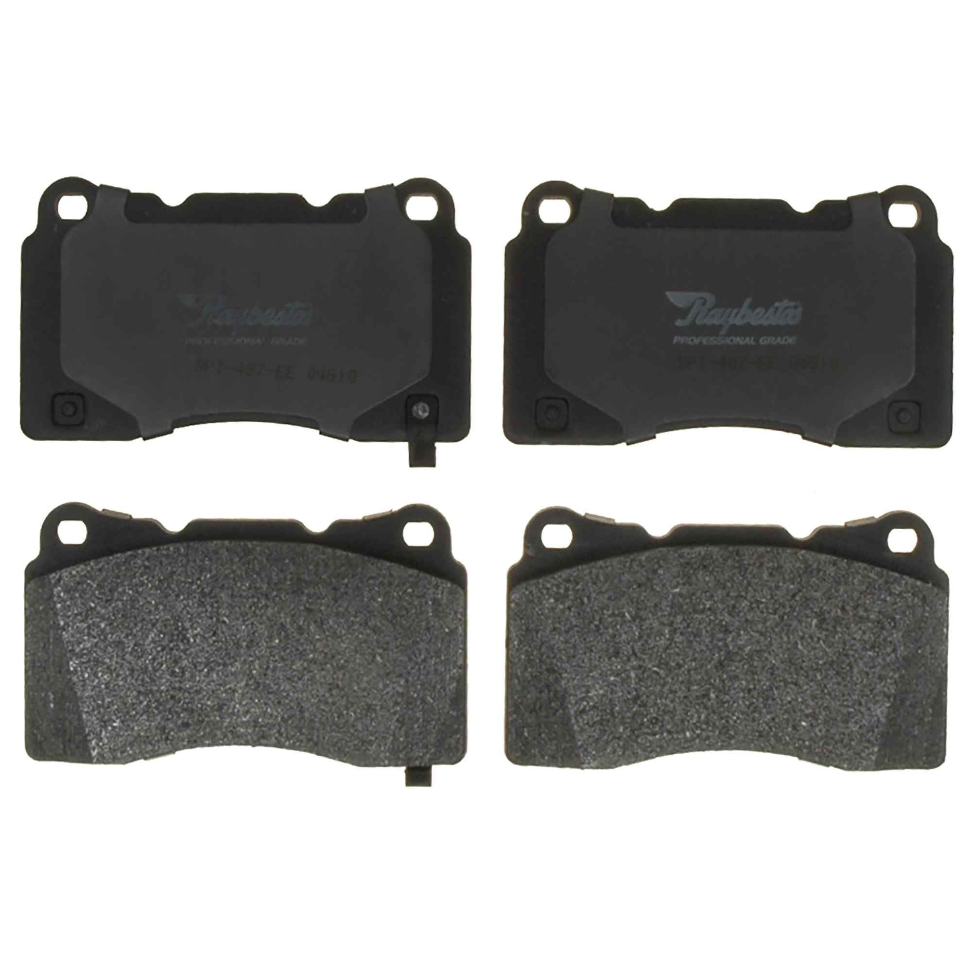 Raybestos Brakes Disc Brake Pad Set top view frsport PGD1050AM