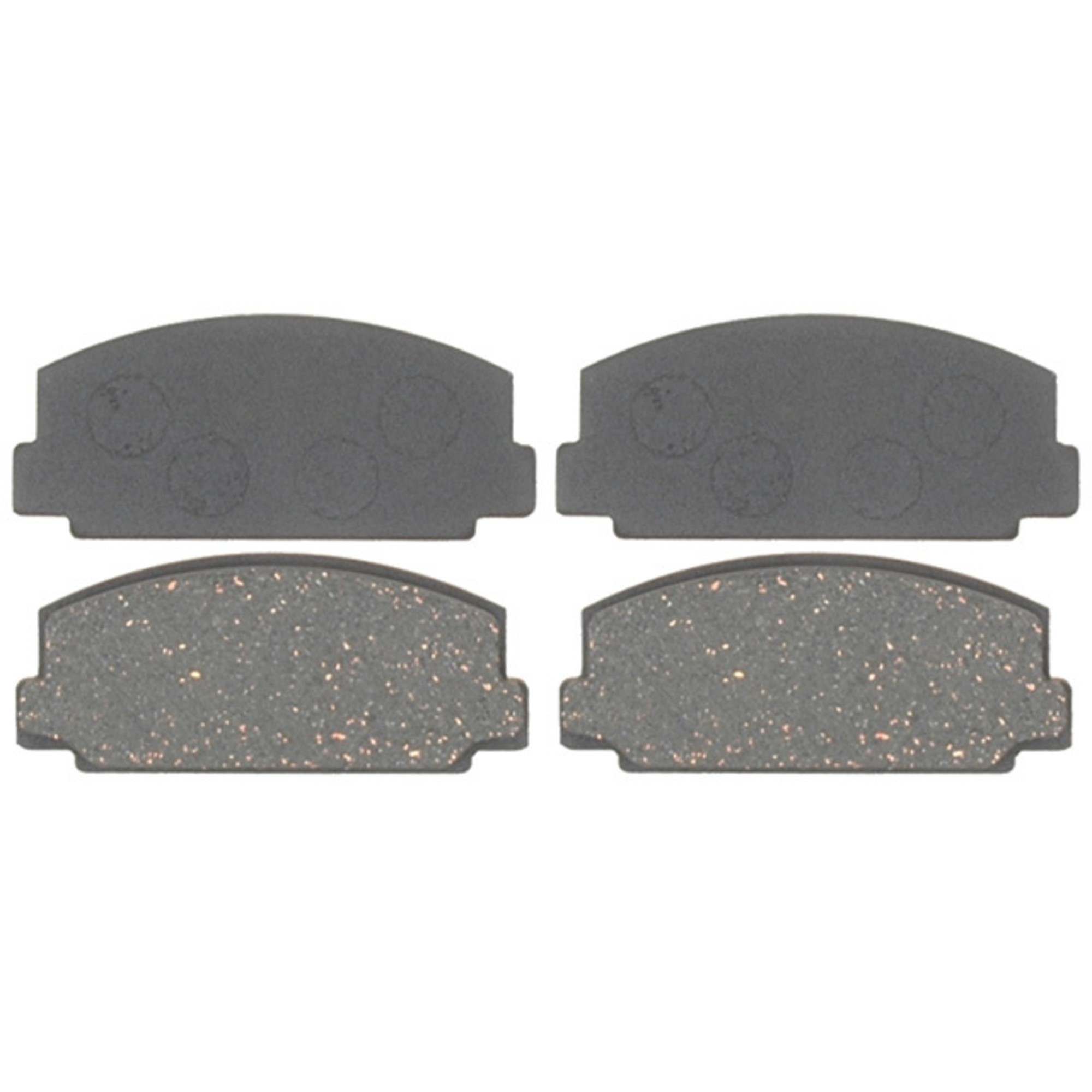 Raybestos Brakes Disc Brake Pad Set top view frsport PGD48
