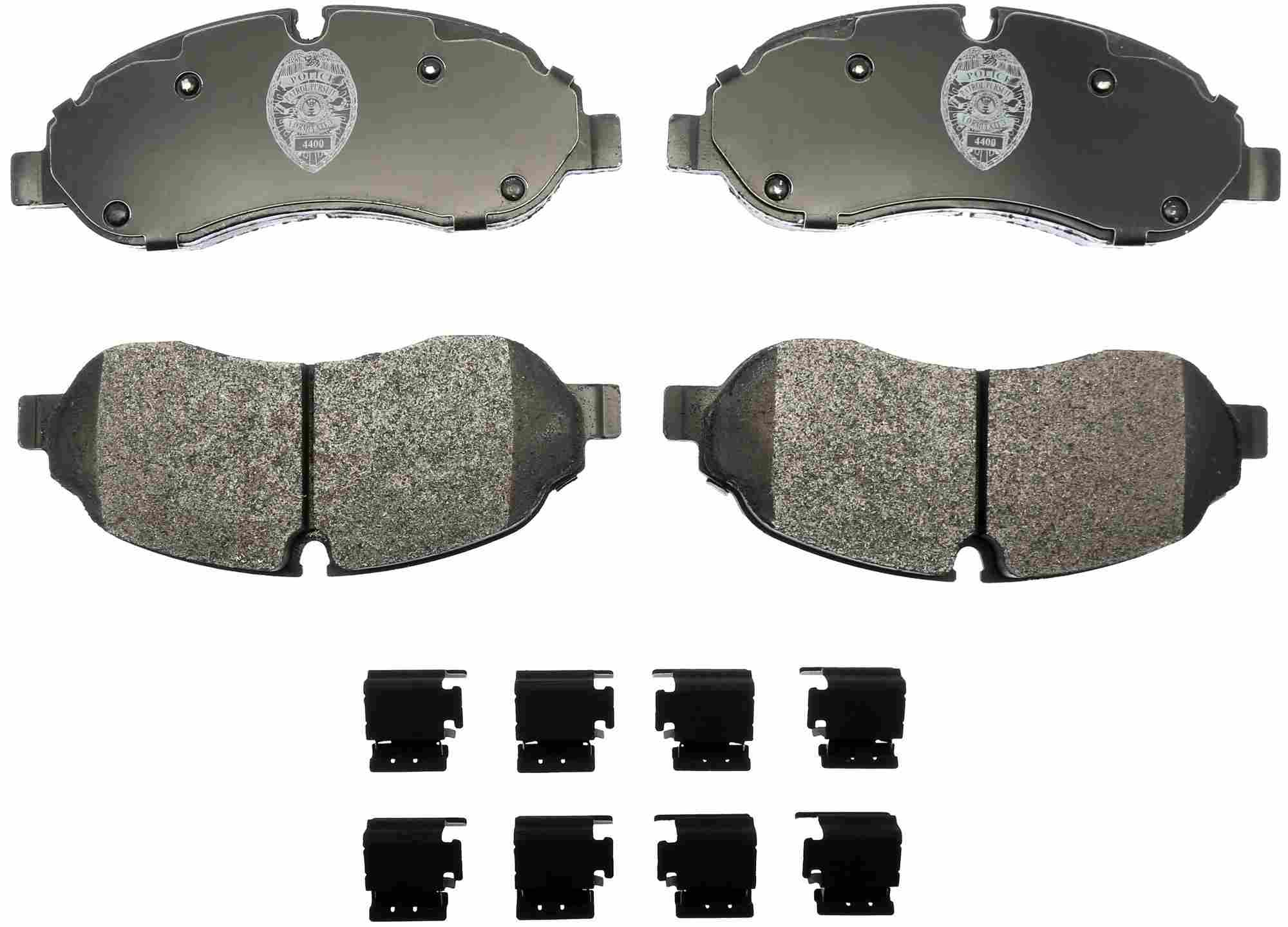 Raybestos Brakes Disc Brake Pad Set top view frsport SP1774PSH