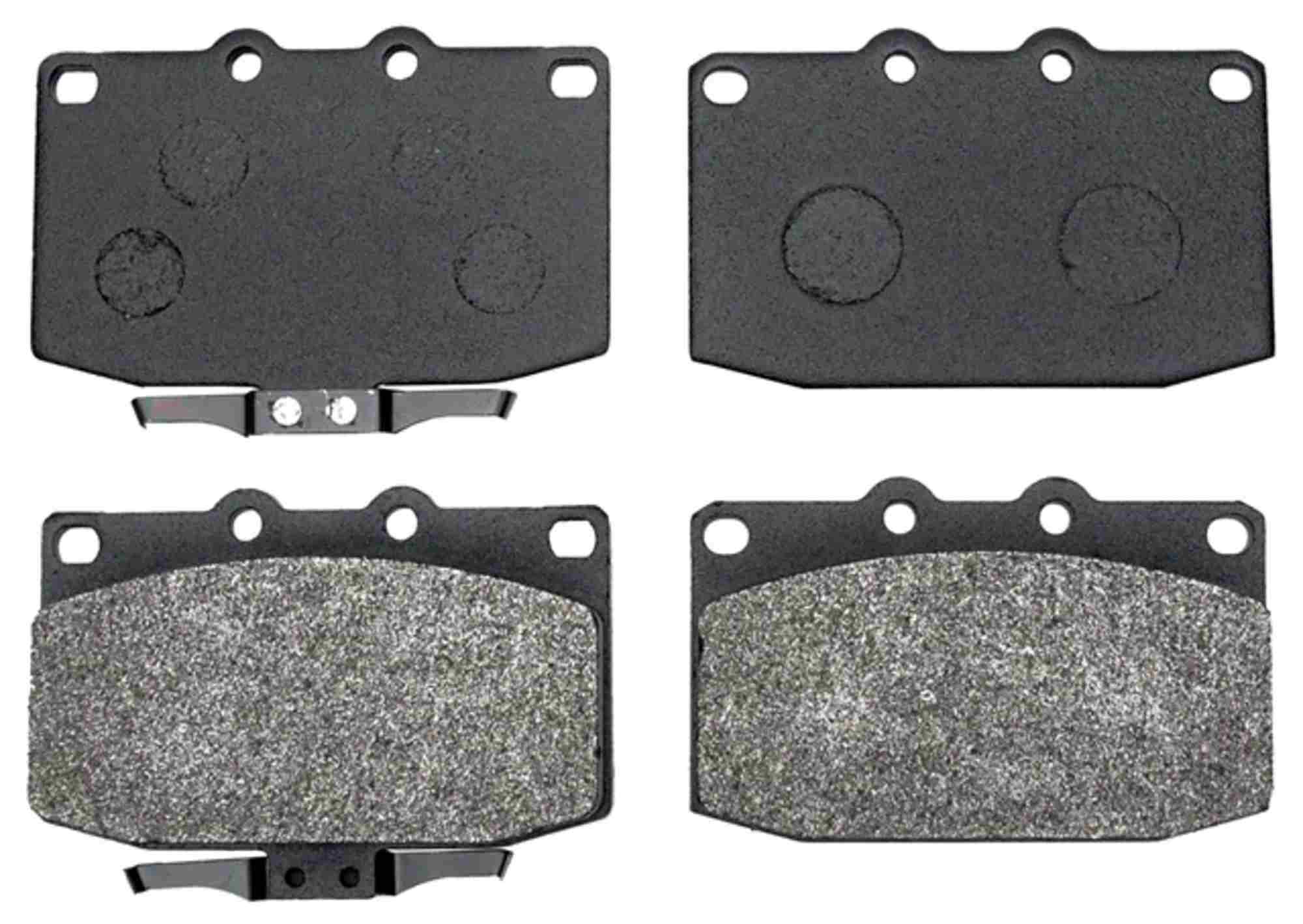 Raybestos Brakes Disc Brake Pad Set top view frsport SP331XPH