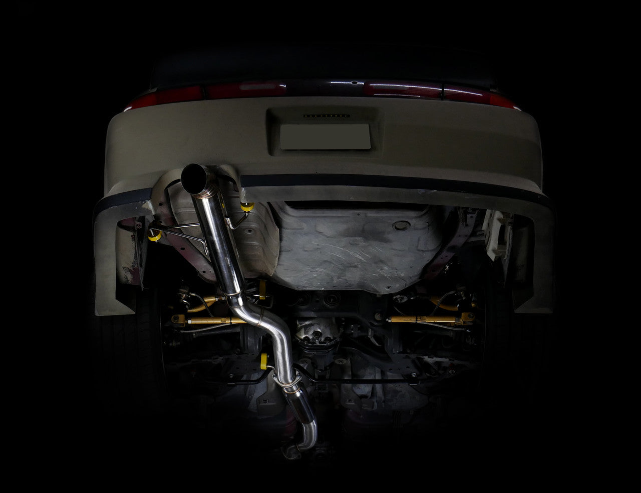 ISR Performance Series II - EP Single Tip Blast Pipe Exhaust System -Resonated- Nissan 240sx 95-98 (S14)
