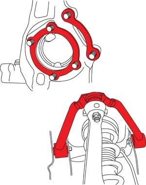 SPC Performance 350Z/G35 FRT Align Arms (PR)