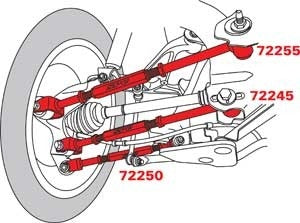 SPC Performance Infiniti Rear Kit (set of 3)