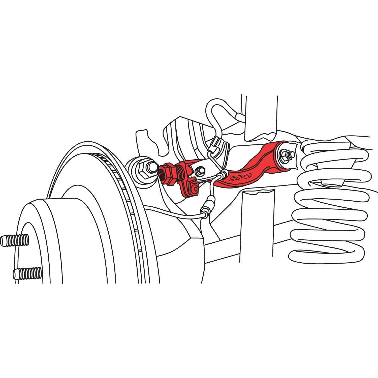 SPC Performance Camber Adjustment Kit Rear 13-15 Lexus GS350, IS250