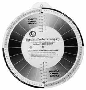 SPC Performance EZ Shim Dial Chart