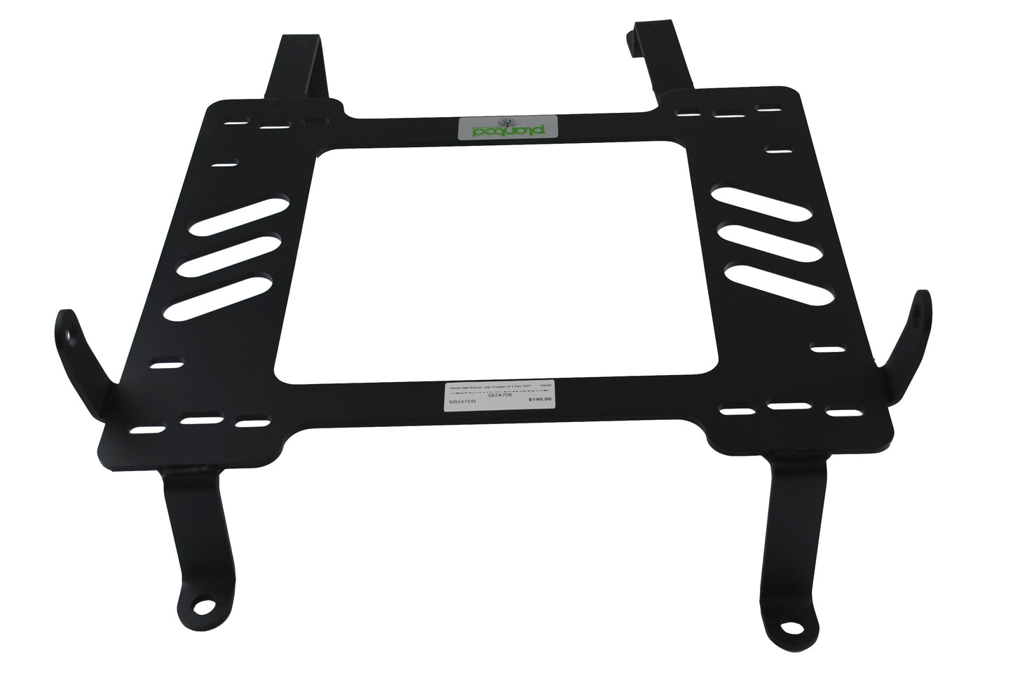 Planted Technology Seat Bracket- Jeep Wrangler JK 4 Door (2007-2018) LOW - Driver / Left *Mounts to floor not pedestal