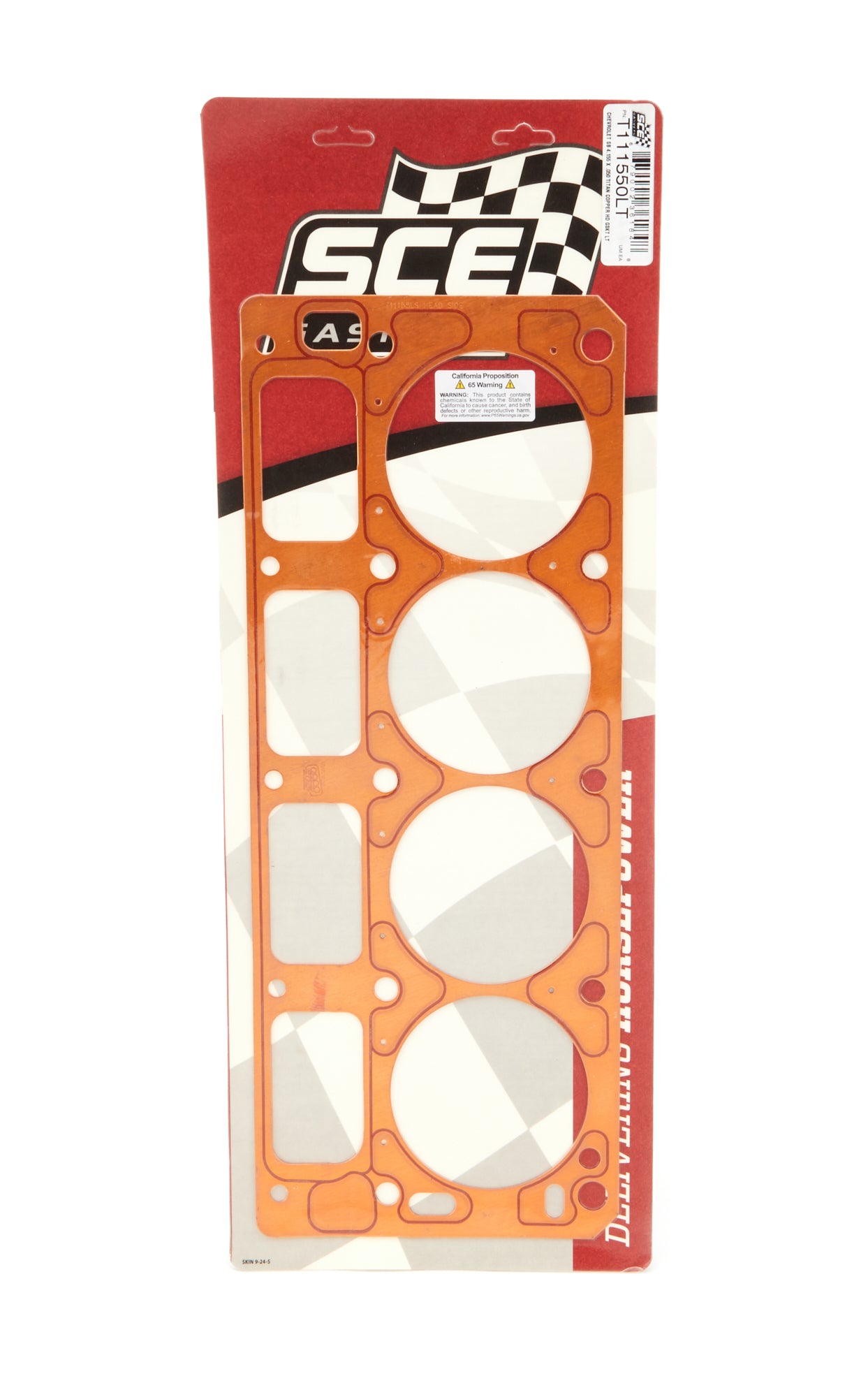 SCE Gaskets SBC Titan Copper Head Gasket 4.155 x .050 Engine Gaskets and Seals Head Gaskets main image