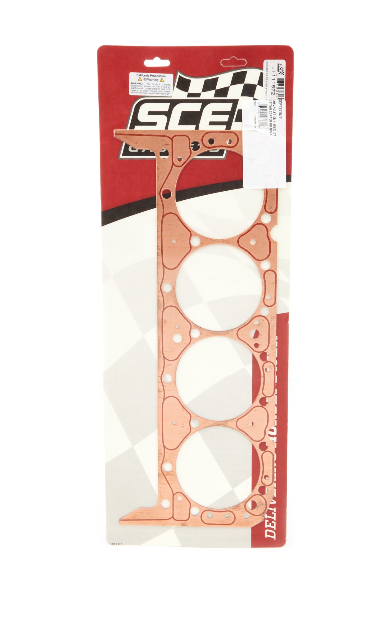 SCE Gaskets SBC Titan Copper Head Gasket 4.155 Bore .072 Engine Gaskets and Seals Head Gaskets main image