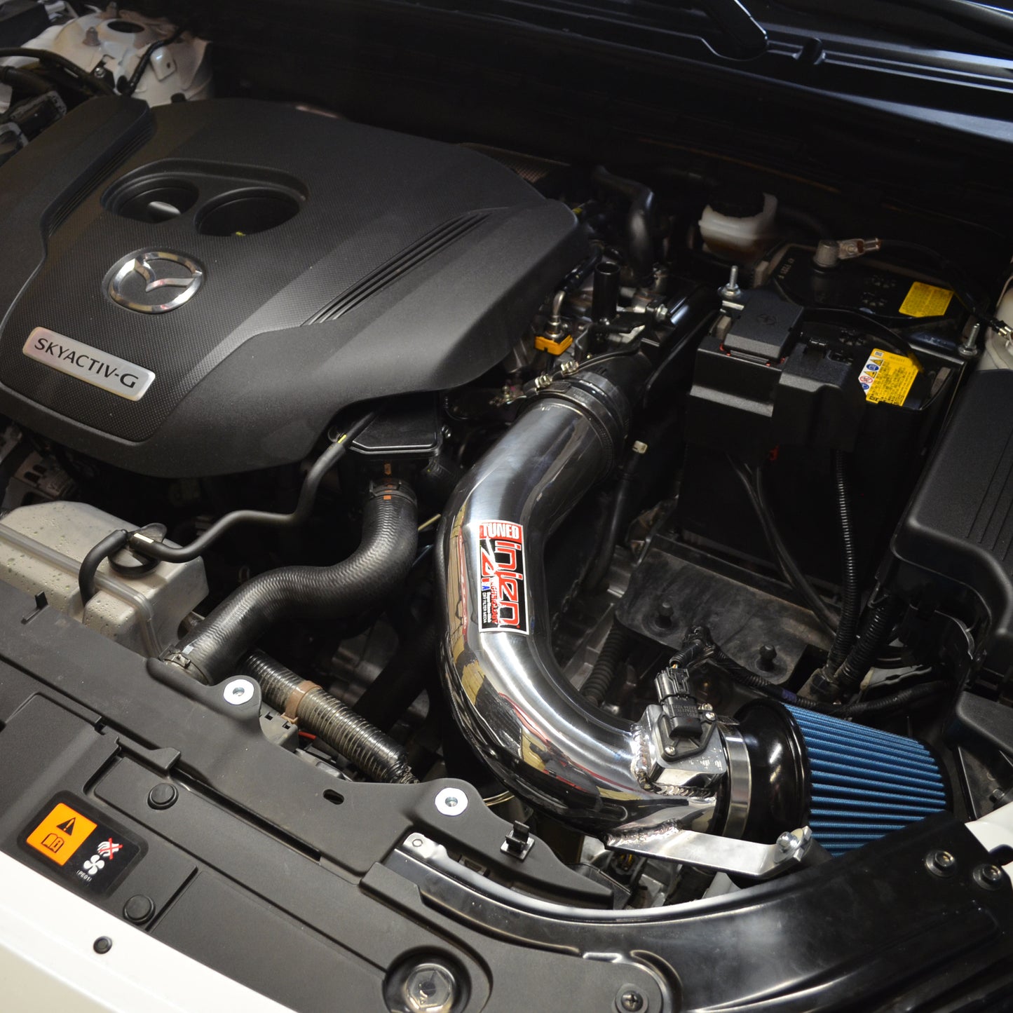 Injen 18-21 Mazda Mazda 6 L4-2.5L Turbo Polished SP Short Ram Cold Air Intake System SP6074P