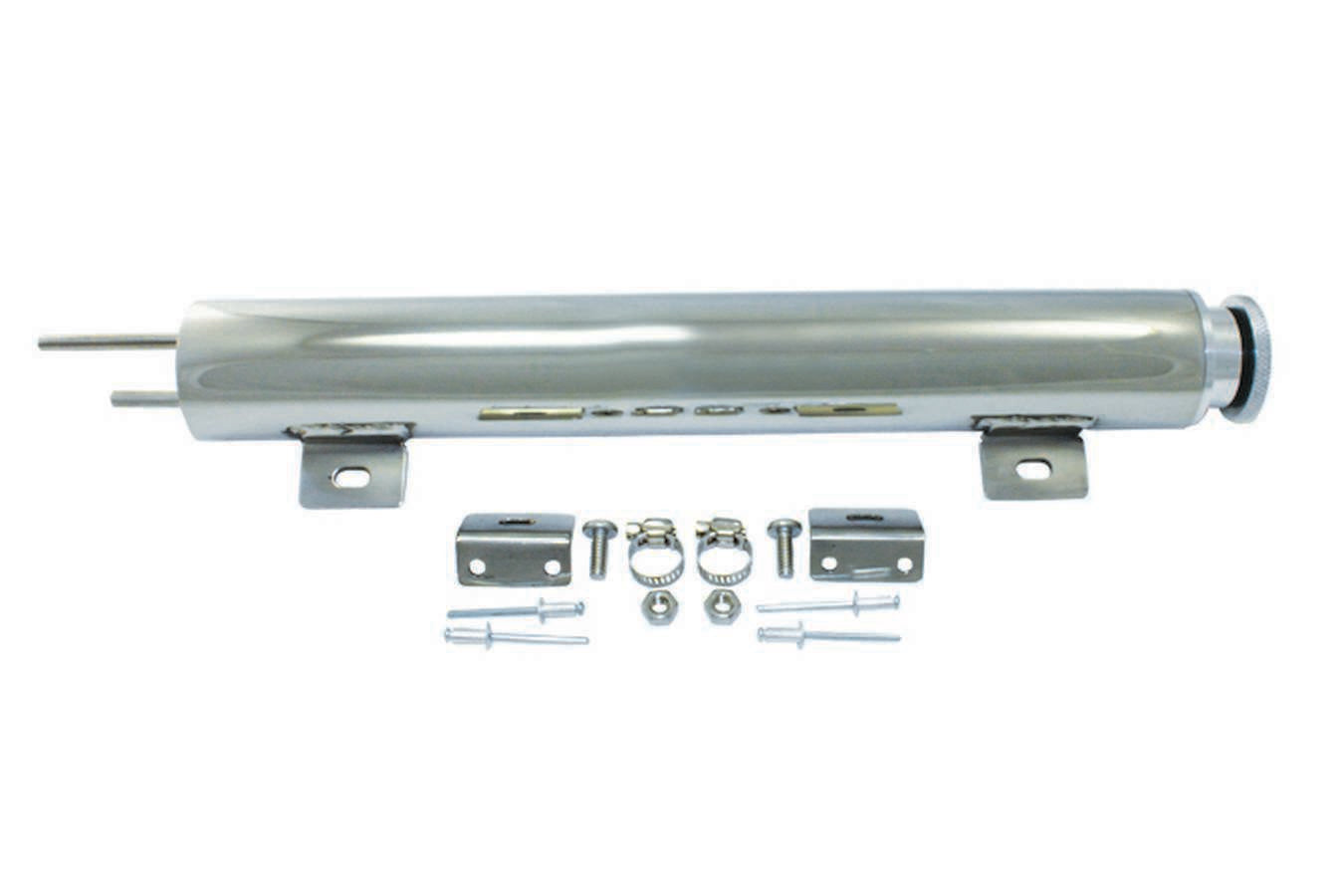 SPC Performance Overflow Tank Radiator 2in x 17in with Hardware Overflow Tanks and Catch Cans Overflow Tanks/Catch Cans and Components main image
