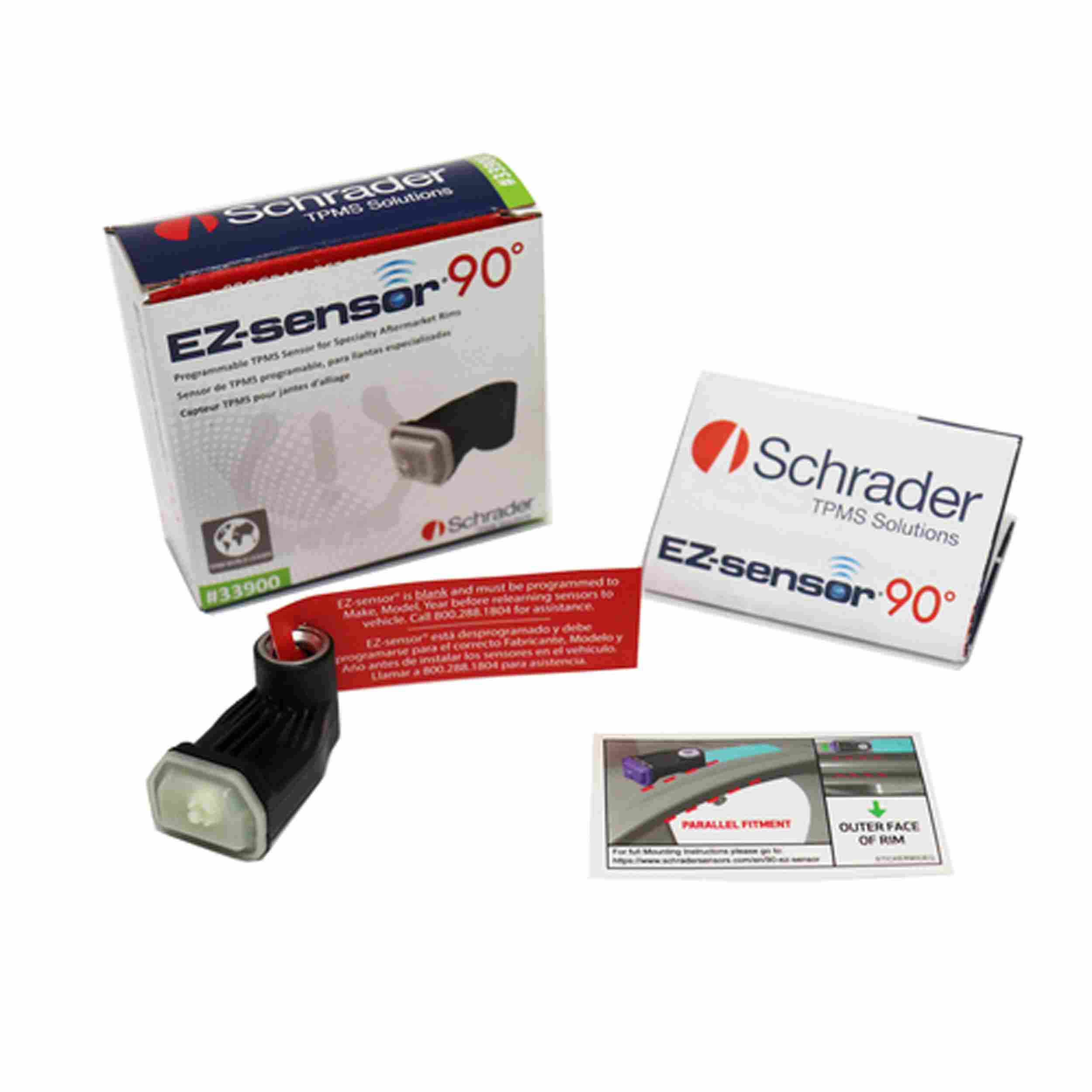 Schrader TPMS Solutions Tire Pressure Monitoring System Programmable Sensor 33900