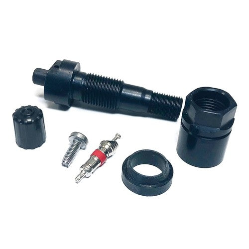 Schrader TPMS Service Pack - Black Anodized Stem and Nut - Fits EZ-sensors - 10 Pack 34010-10