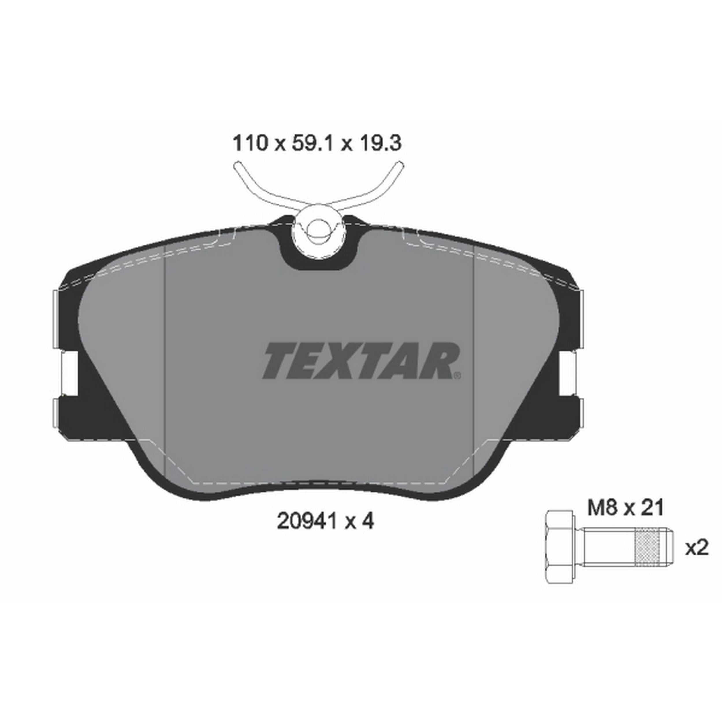 Textar Disc Brake Pad