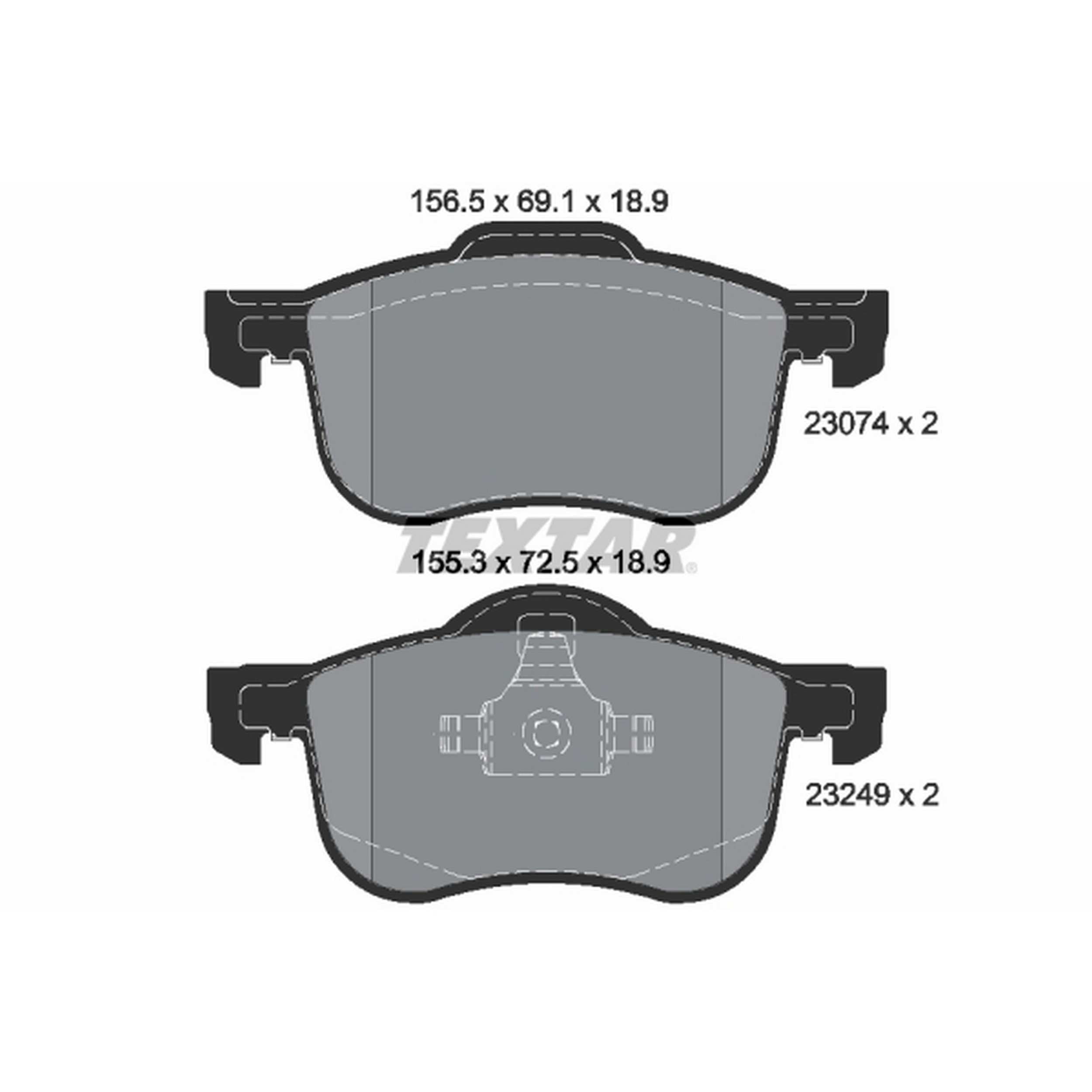 Textar Disc Brake Pad