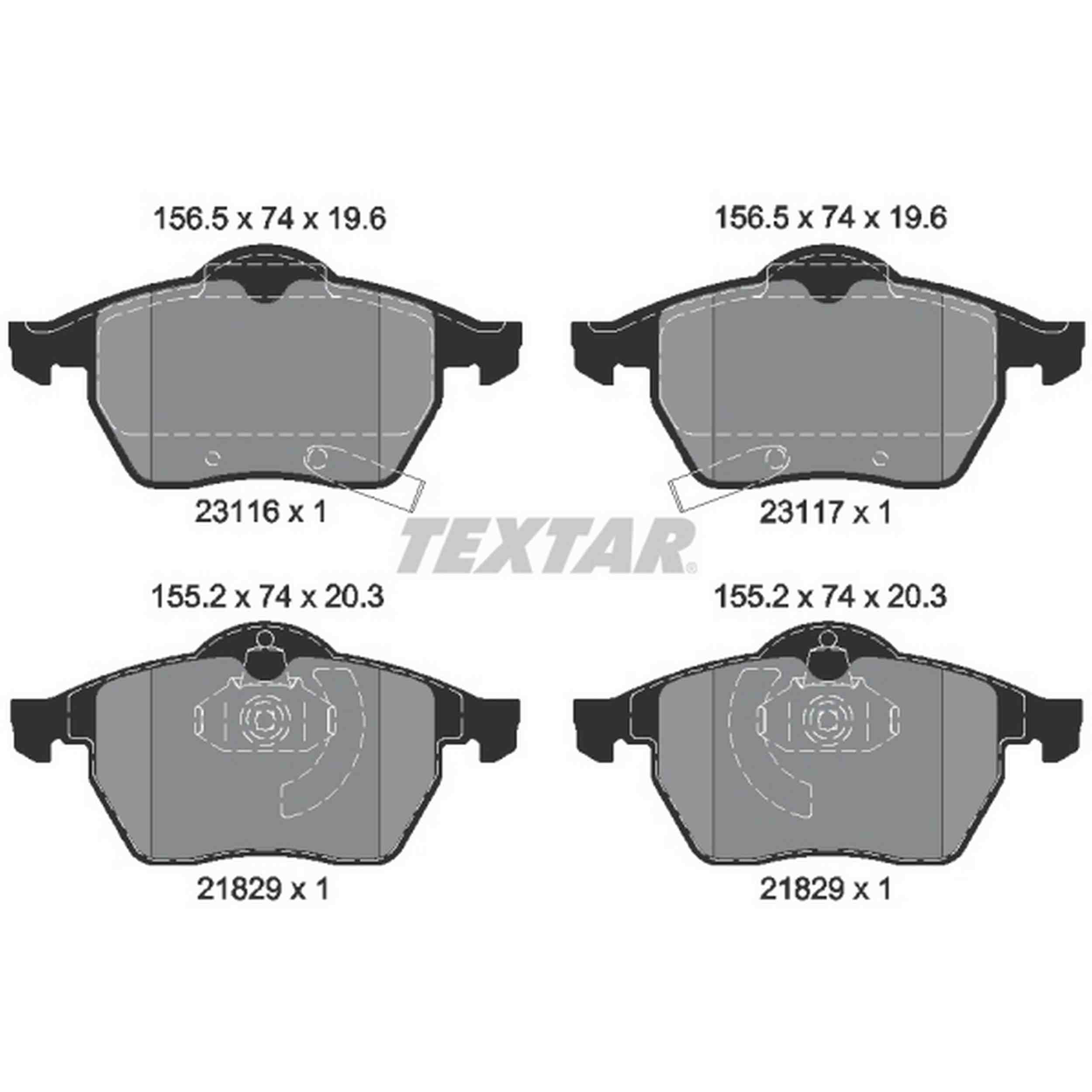 Textar Disc Brake Pad