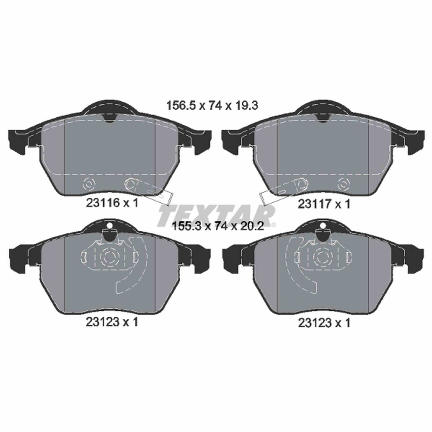 Textar Disc Brake Pad