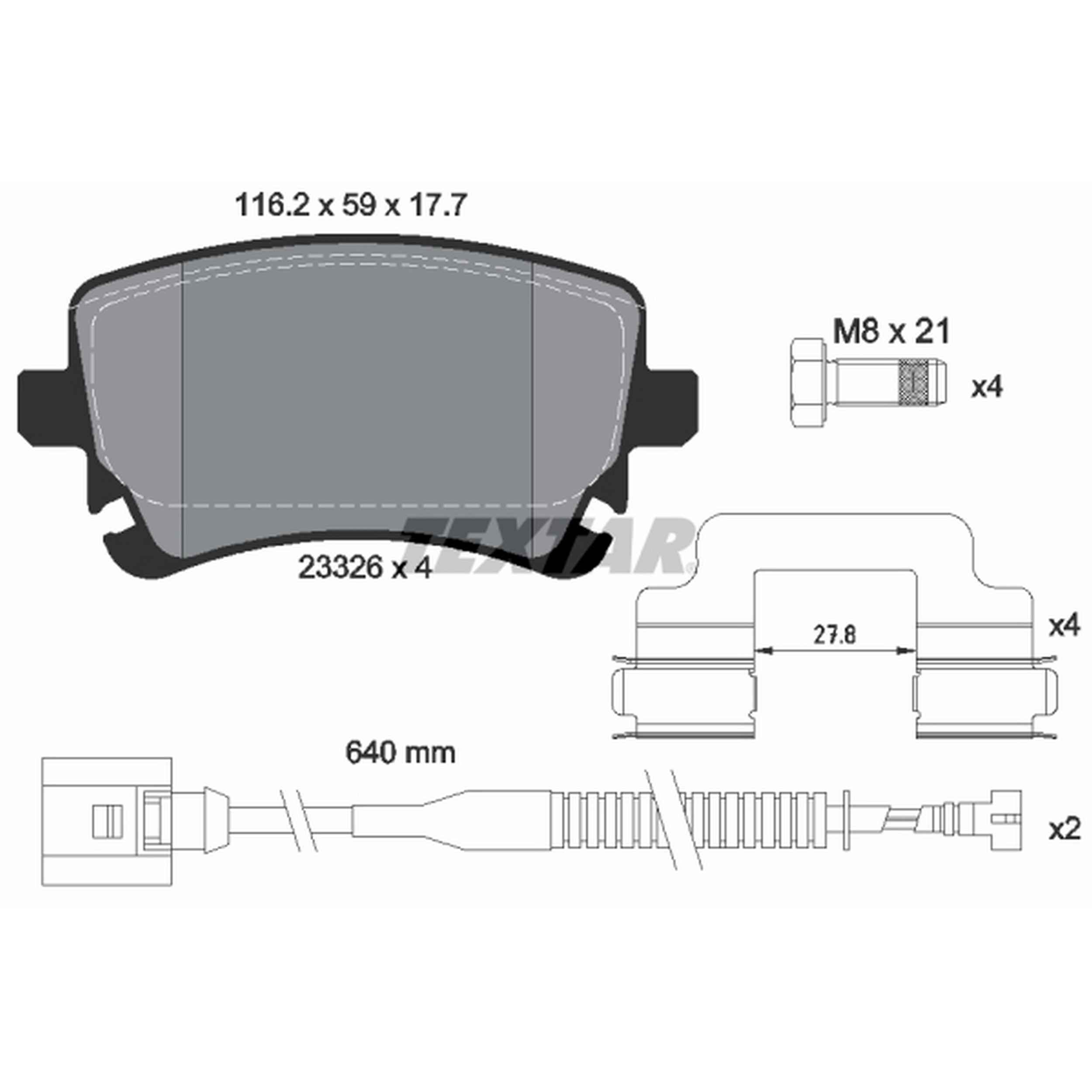Textar Disc Brake Pad