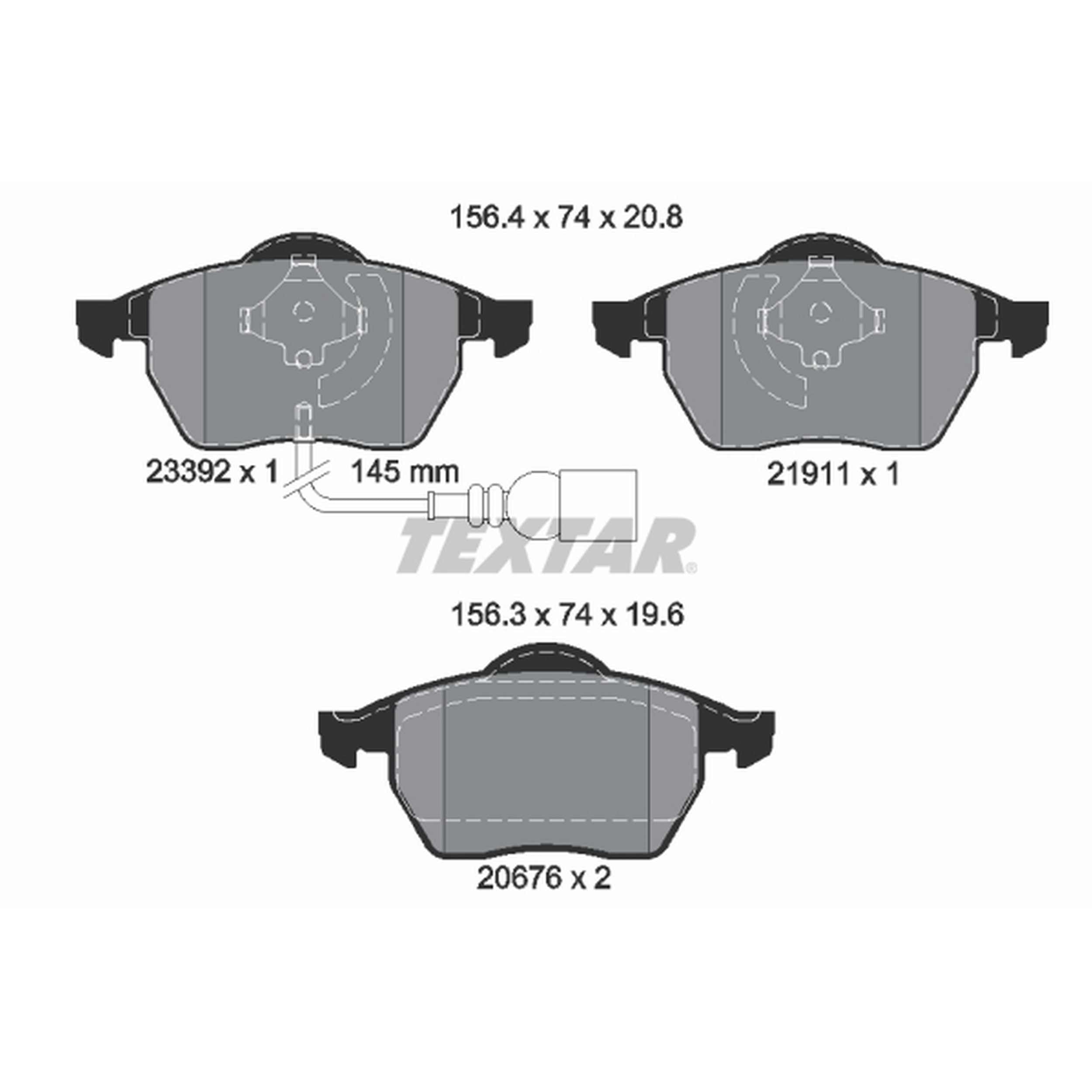Textar Disc Brake Pad
