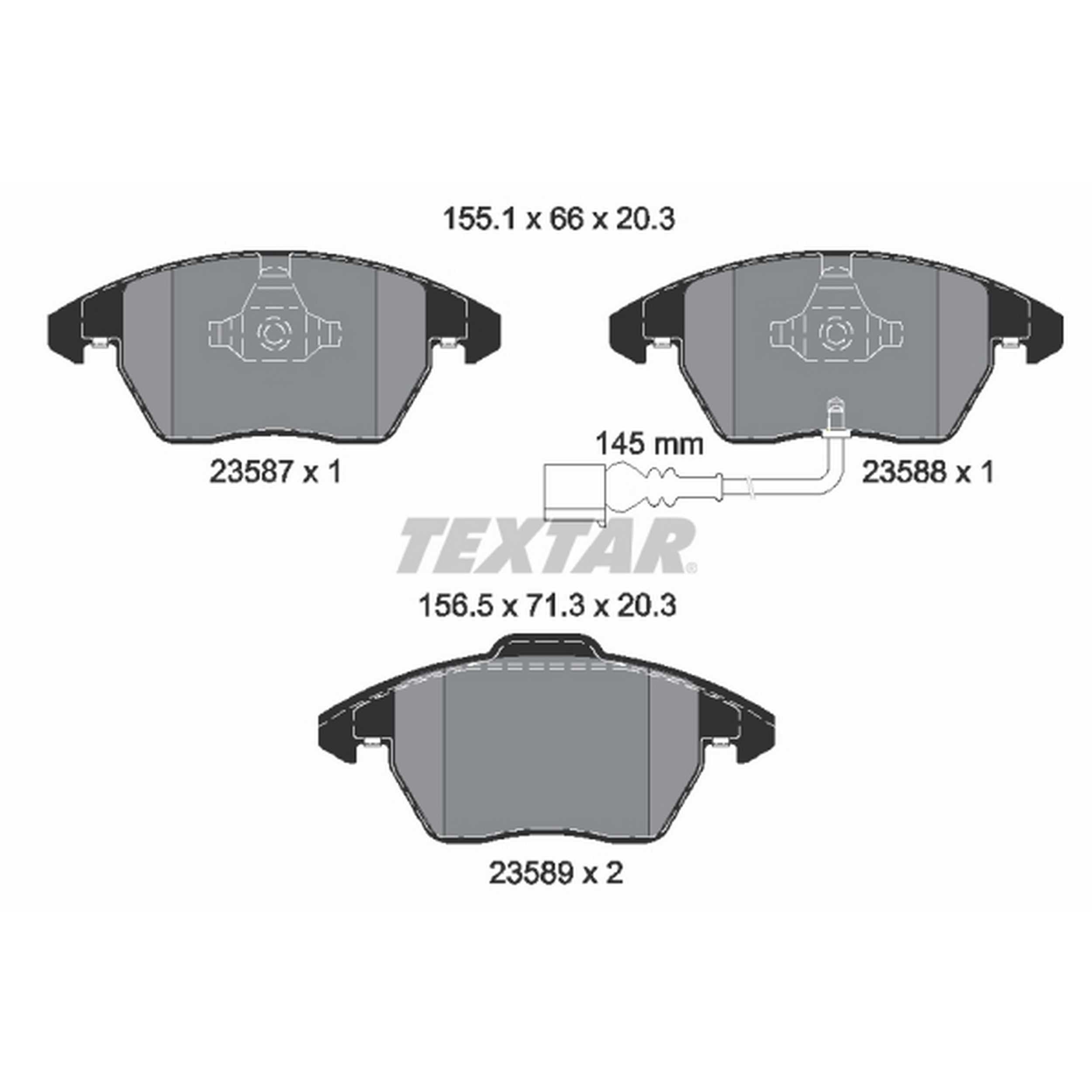 Textar Disc Brake Pad