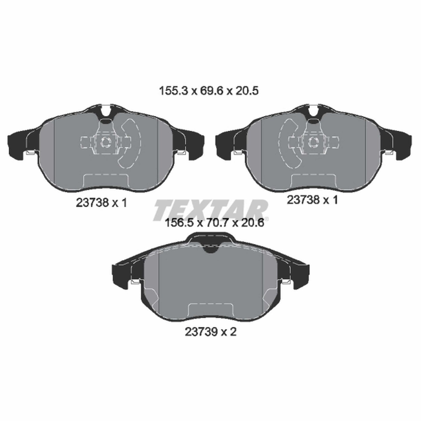 Textar Disc Brake Pad