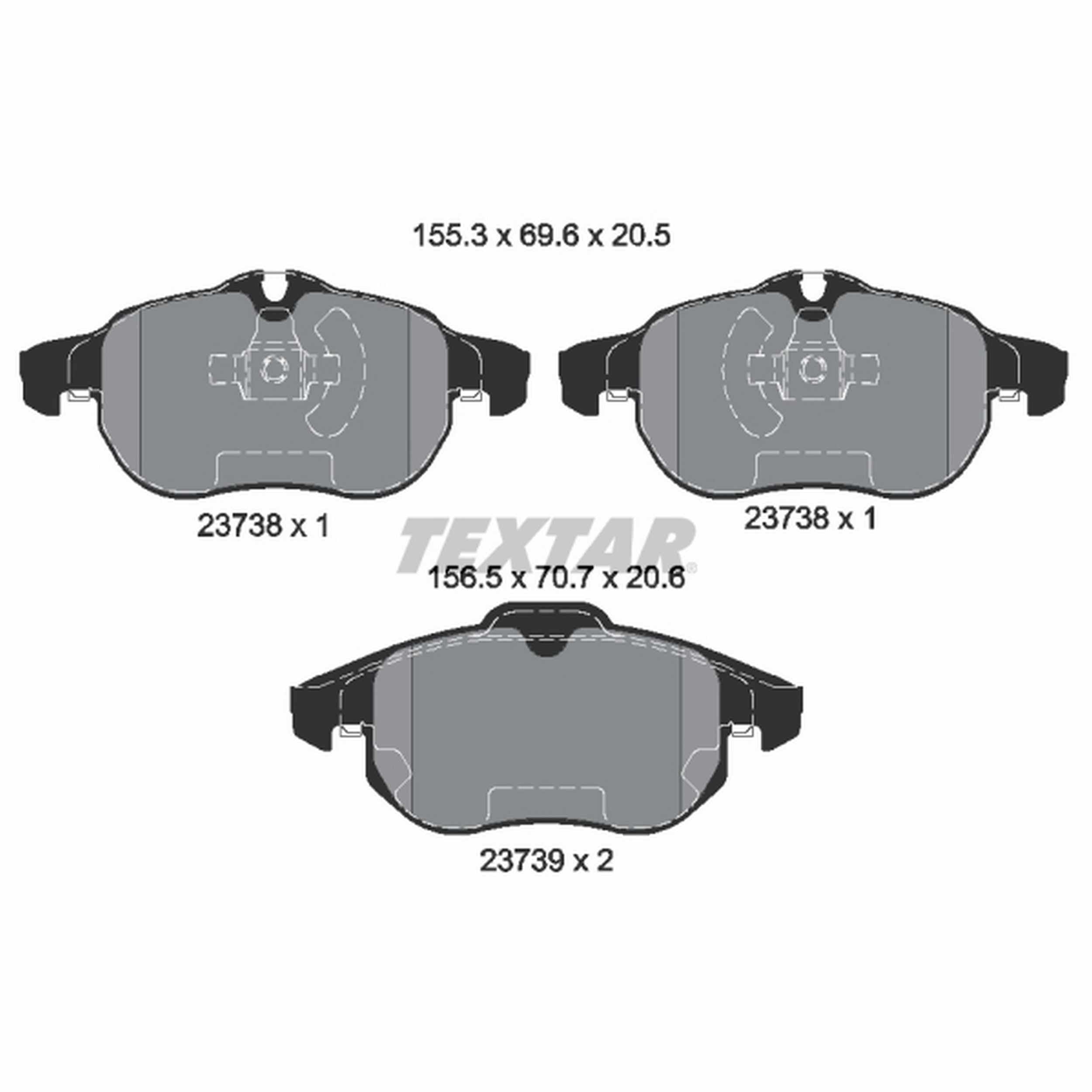 Textar Disc Brake Pad