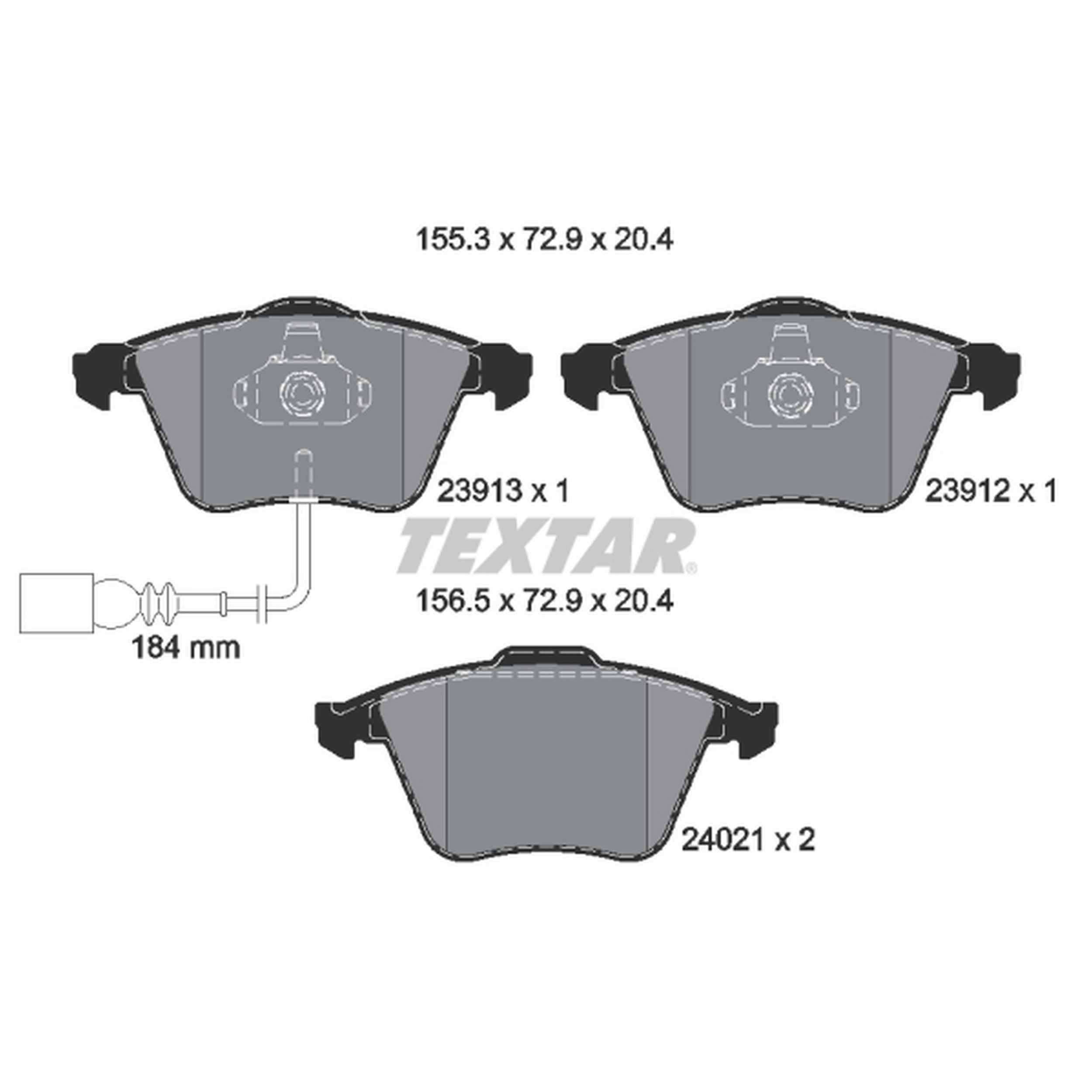 Textar Disc Brake Pad