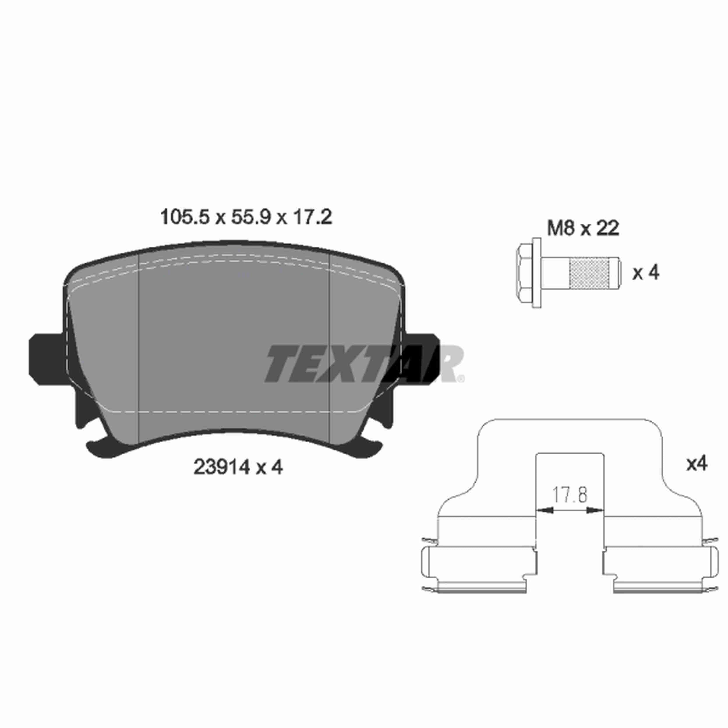 Textar Disc Brake Pad