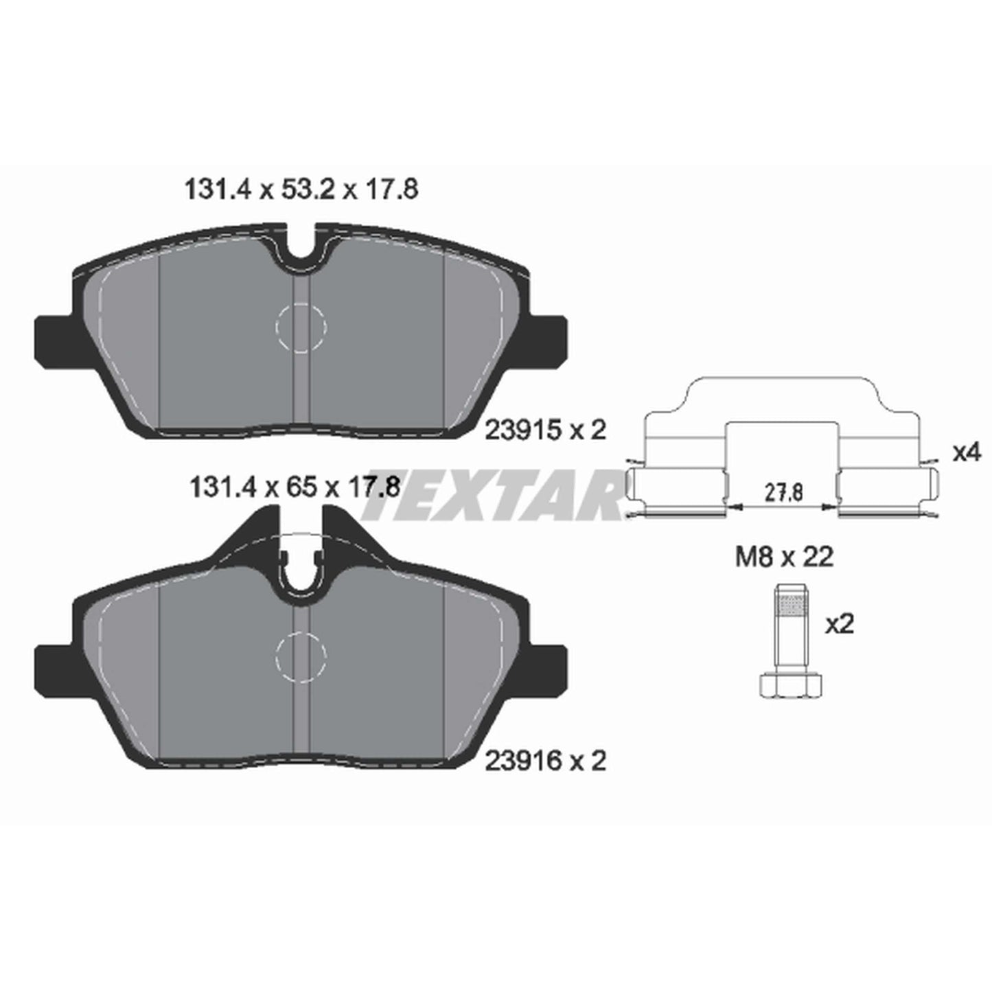 Textar Disc Brake Pad