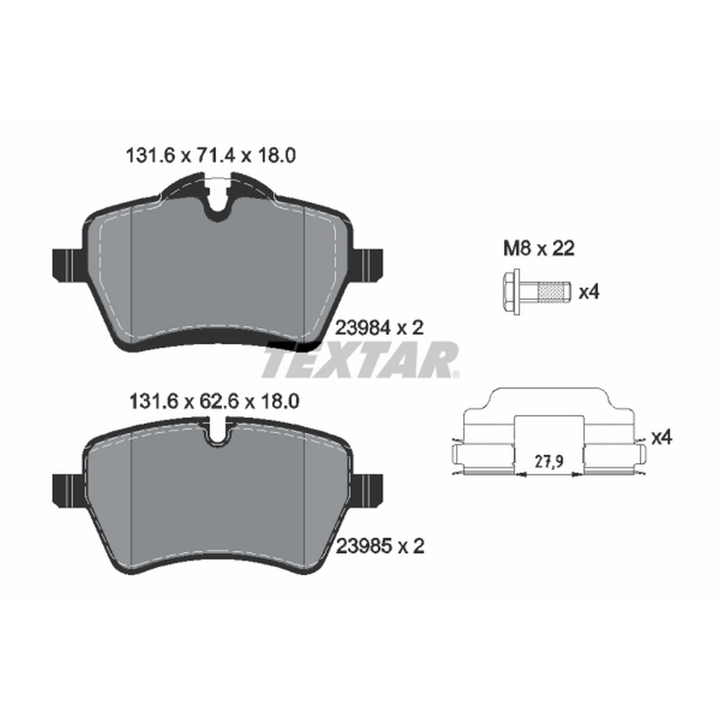 Textar Disc Brake Pad