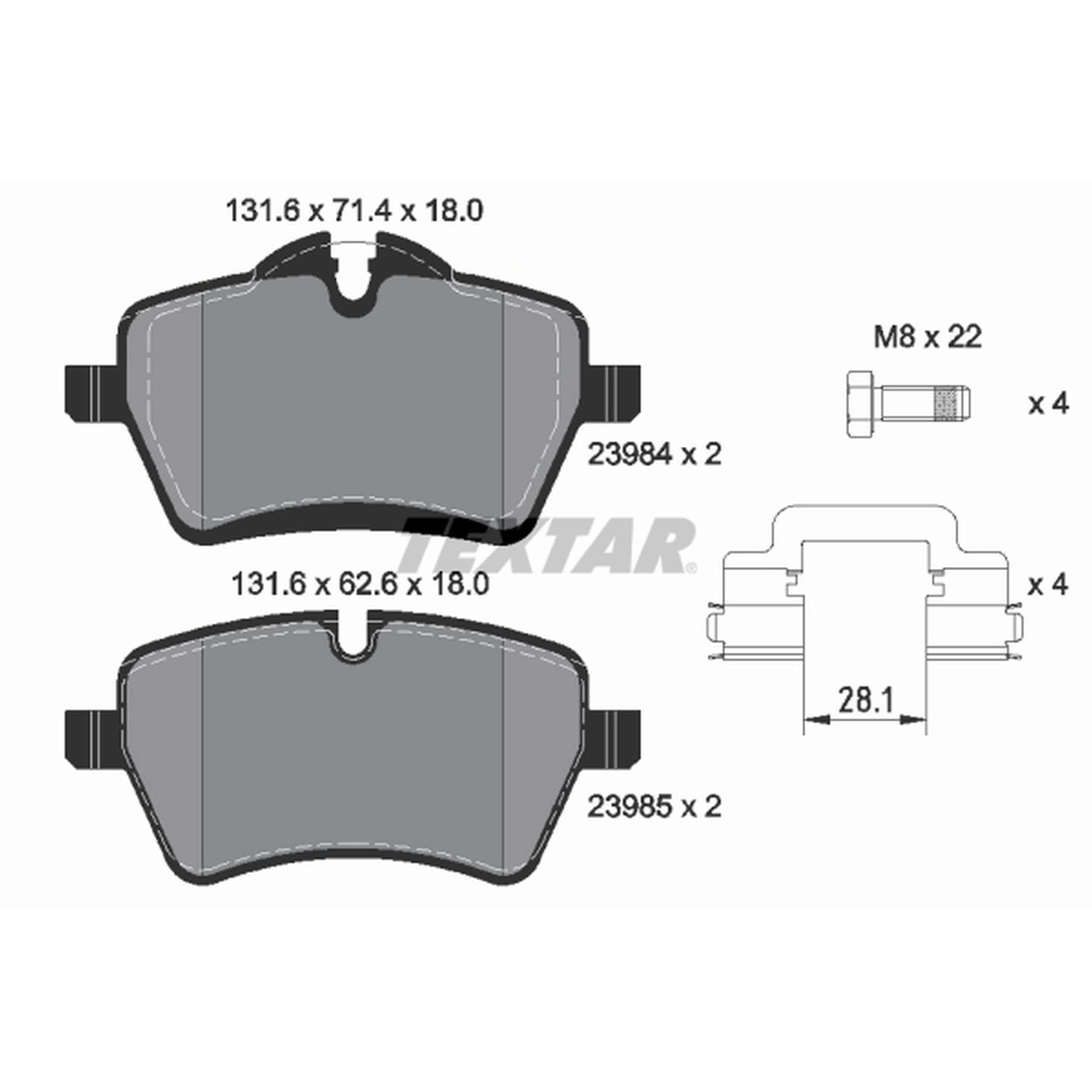 Textar Disc Brake Pad