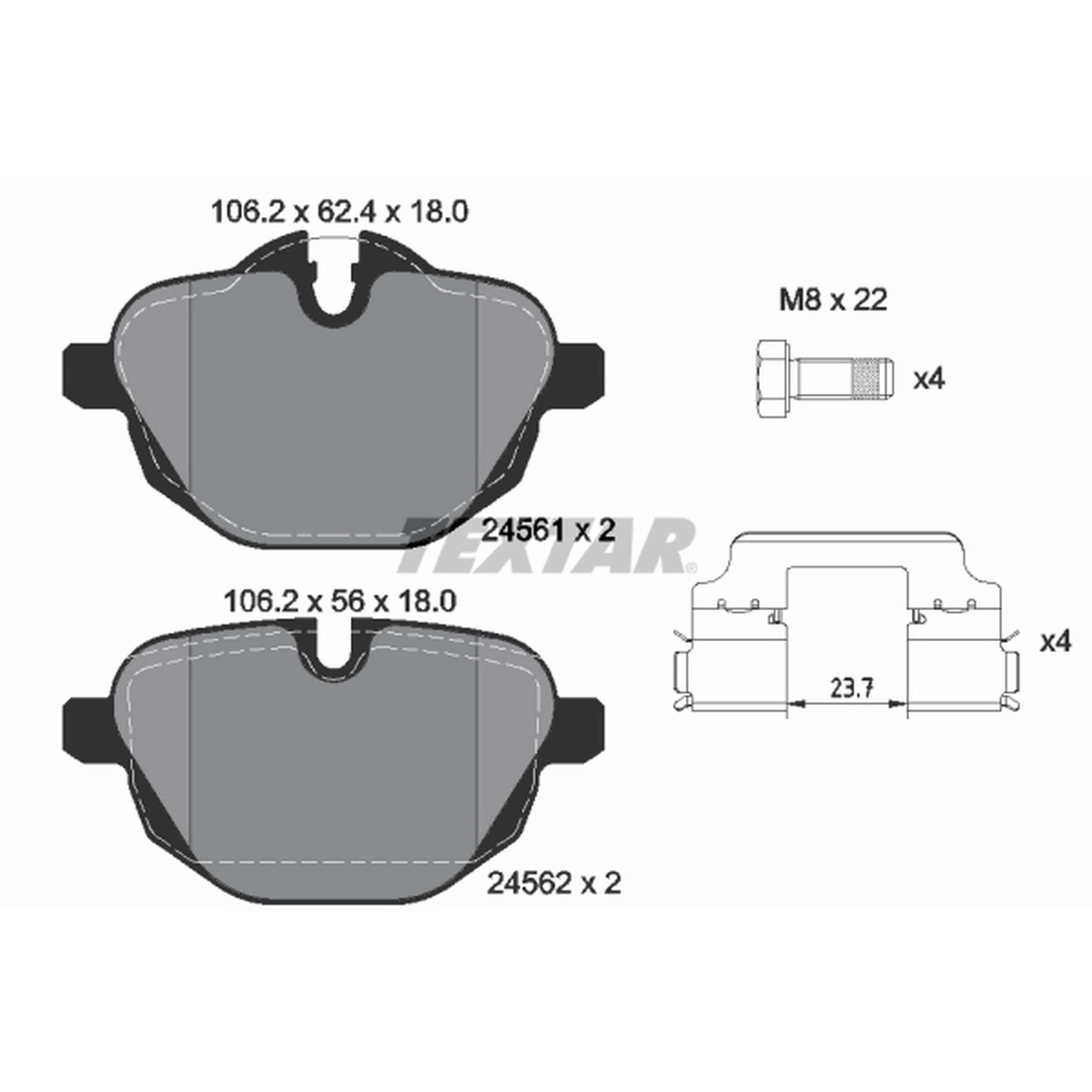 Textar Disc Brake Pad