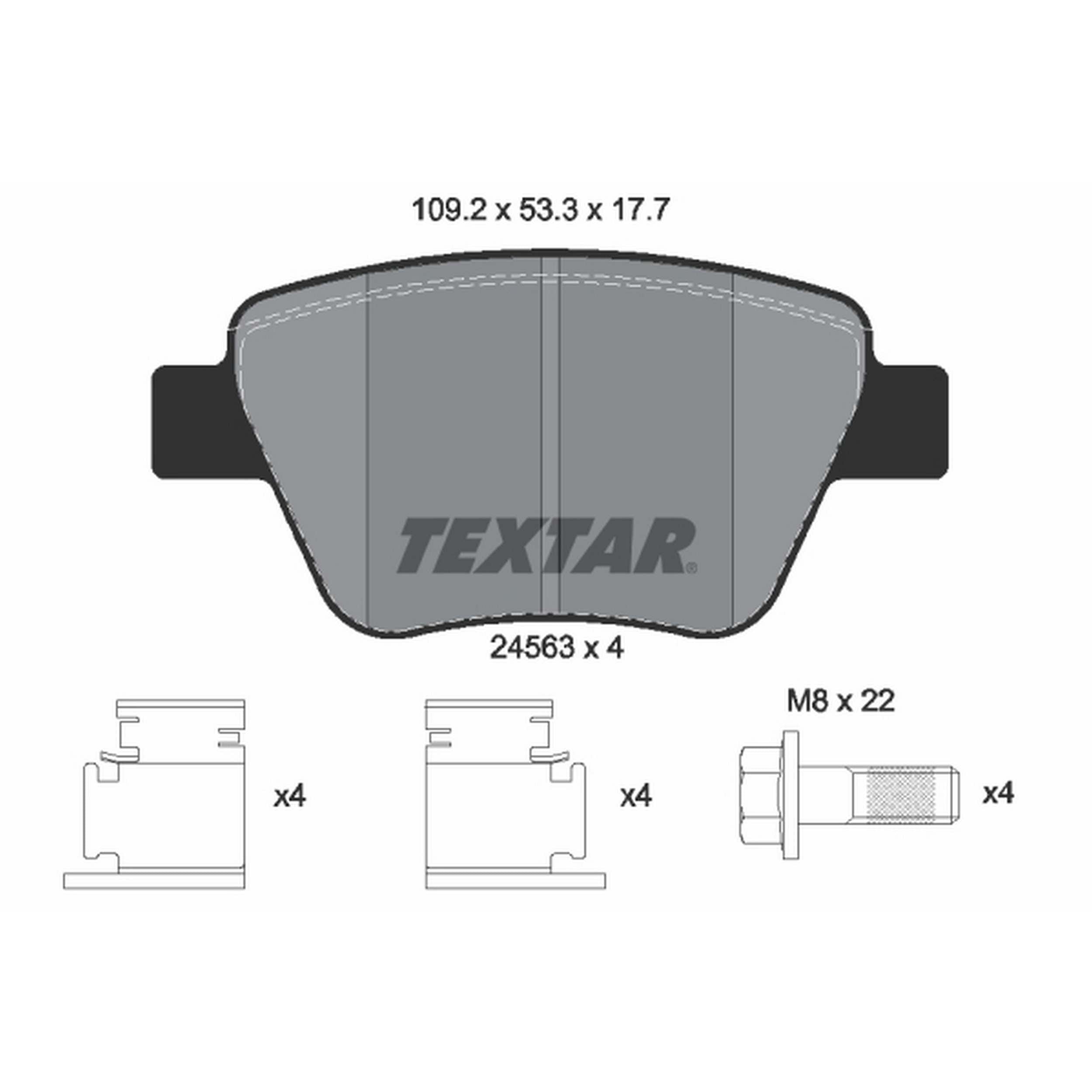 Textar Disc Brake Pad
