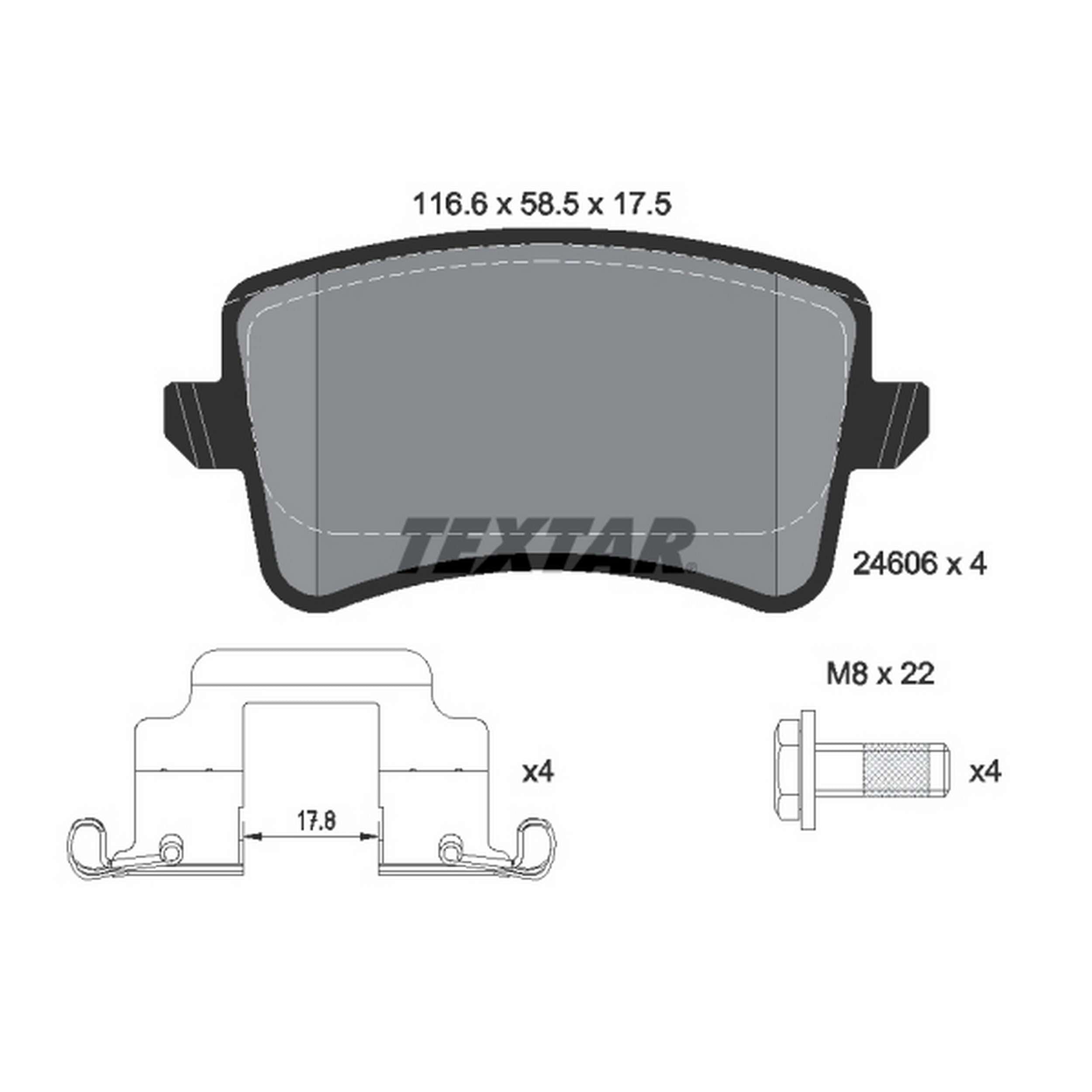 Textar Disc Brake Pad