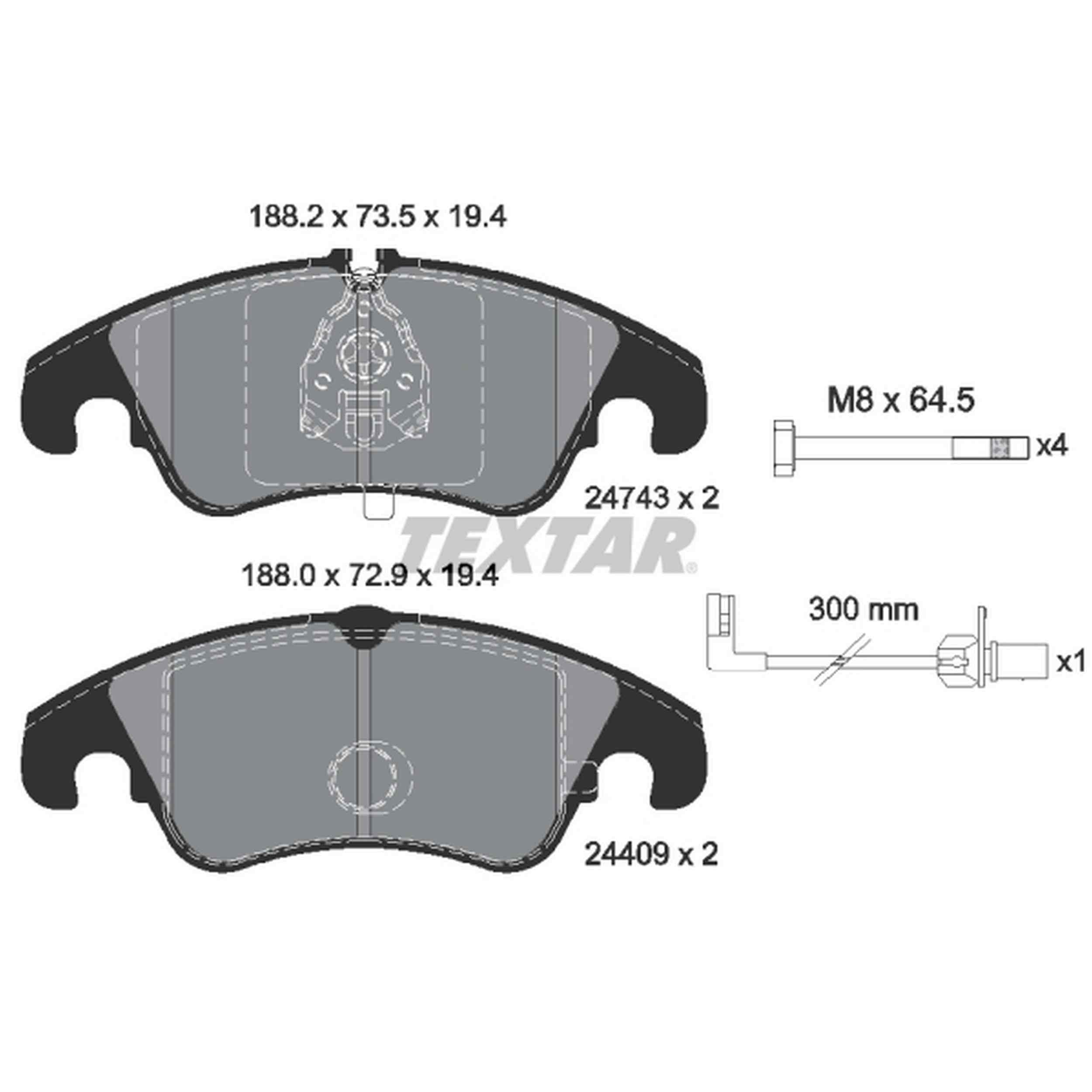 Textar Disc Brake Pad